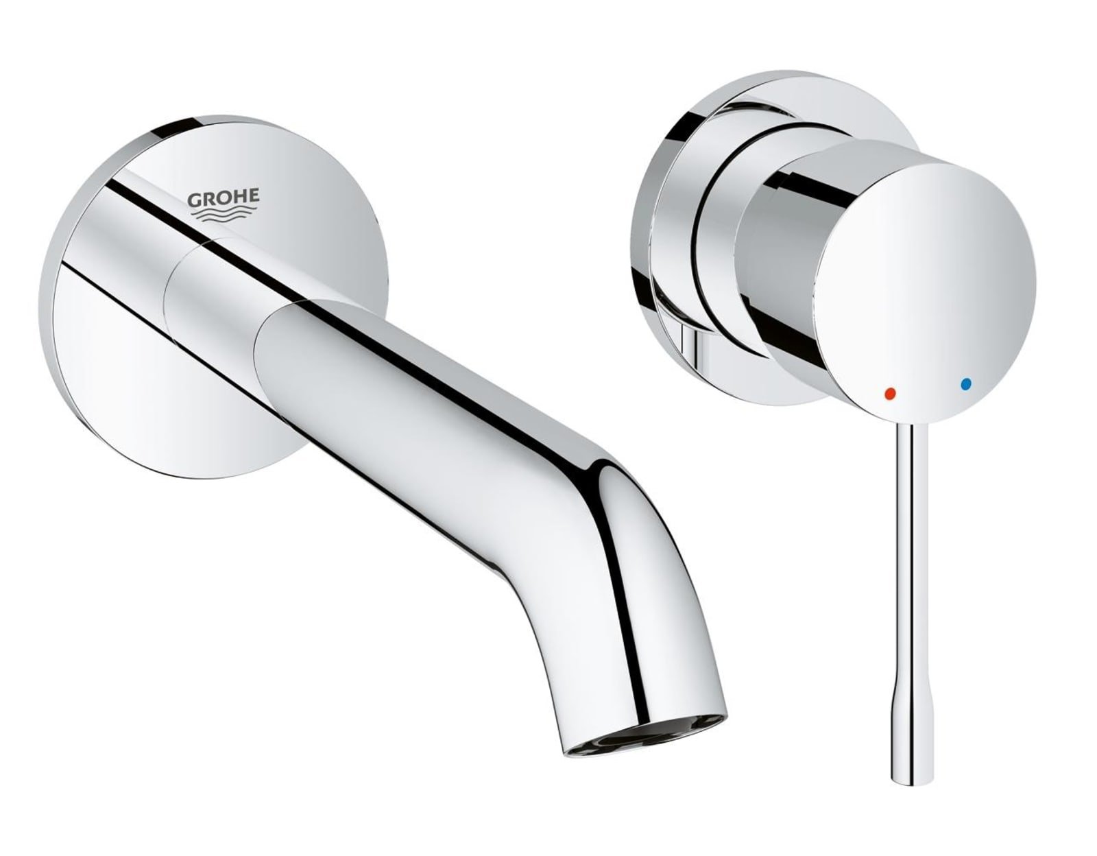Grohe dummy 19408001 Essence New m-size tweegats wastafelmengkraan wand 183 mm