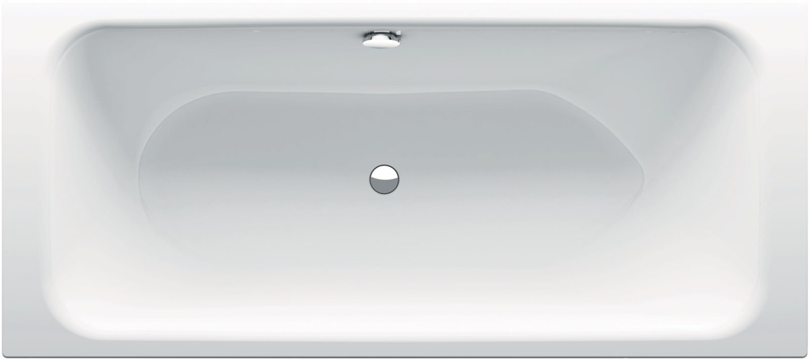 Bette BettePurista, Ligbad inbouw, rechthoekig, 52mm afvoer, 1900 x 900 x 450mm (LxBxH), snow 440 (mat wit)