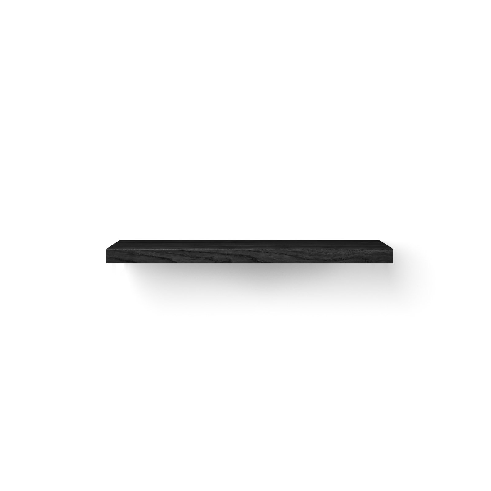 LoooX Wooden Base Shelf Deco, black onderblad 120cm rvs