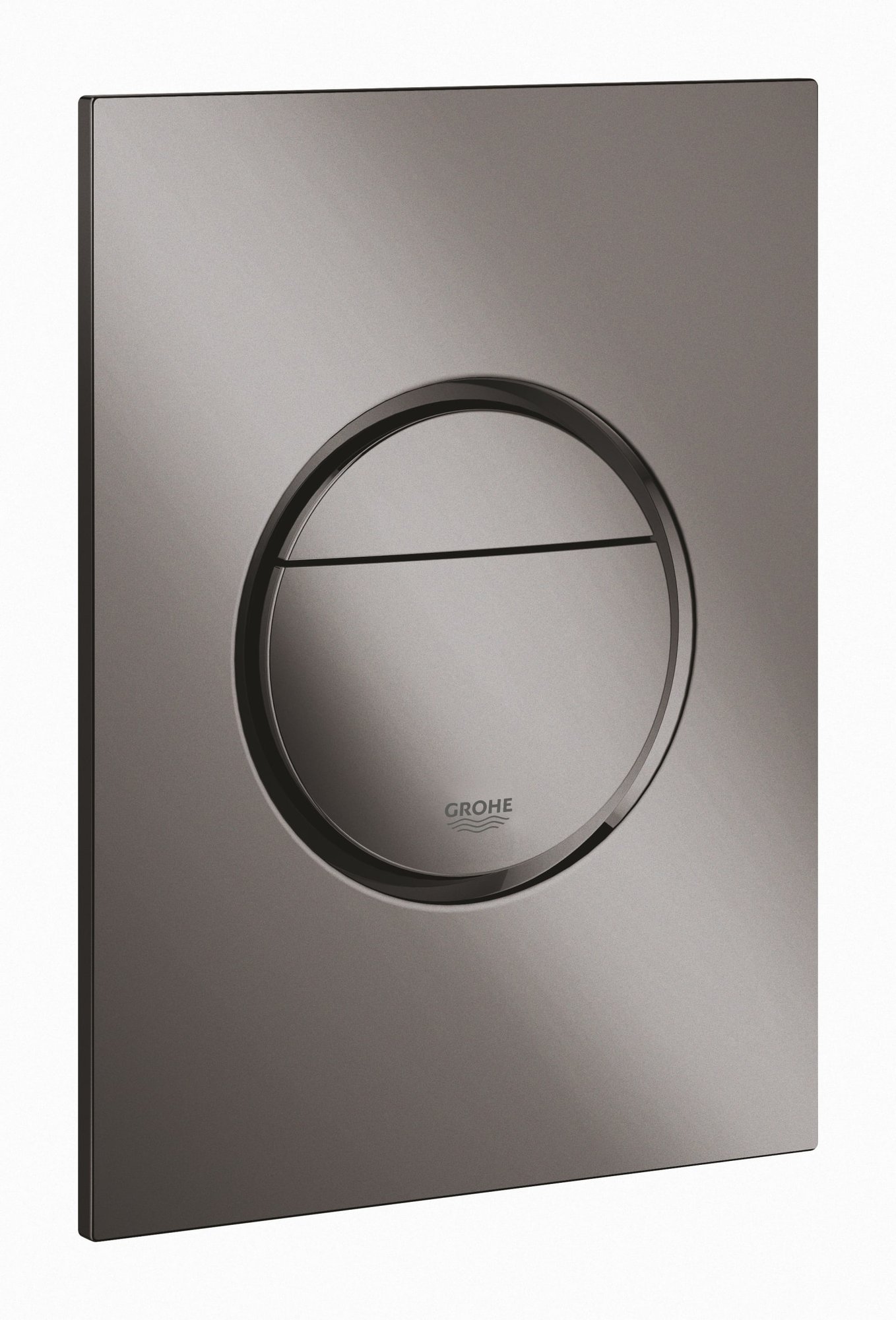 Grohe Nova Cosmopolitan S, Bedieningsplaat mechanisch, tweeknops, 172 x 130mm (LxB), kunststof, hard graphite