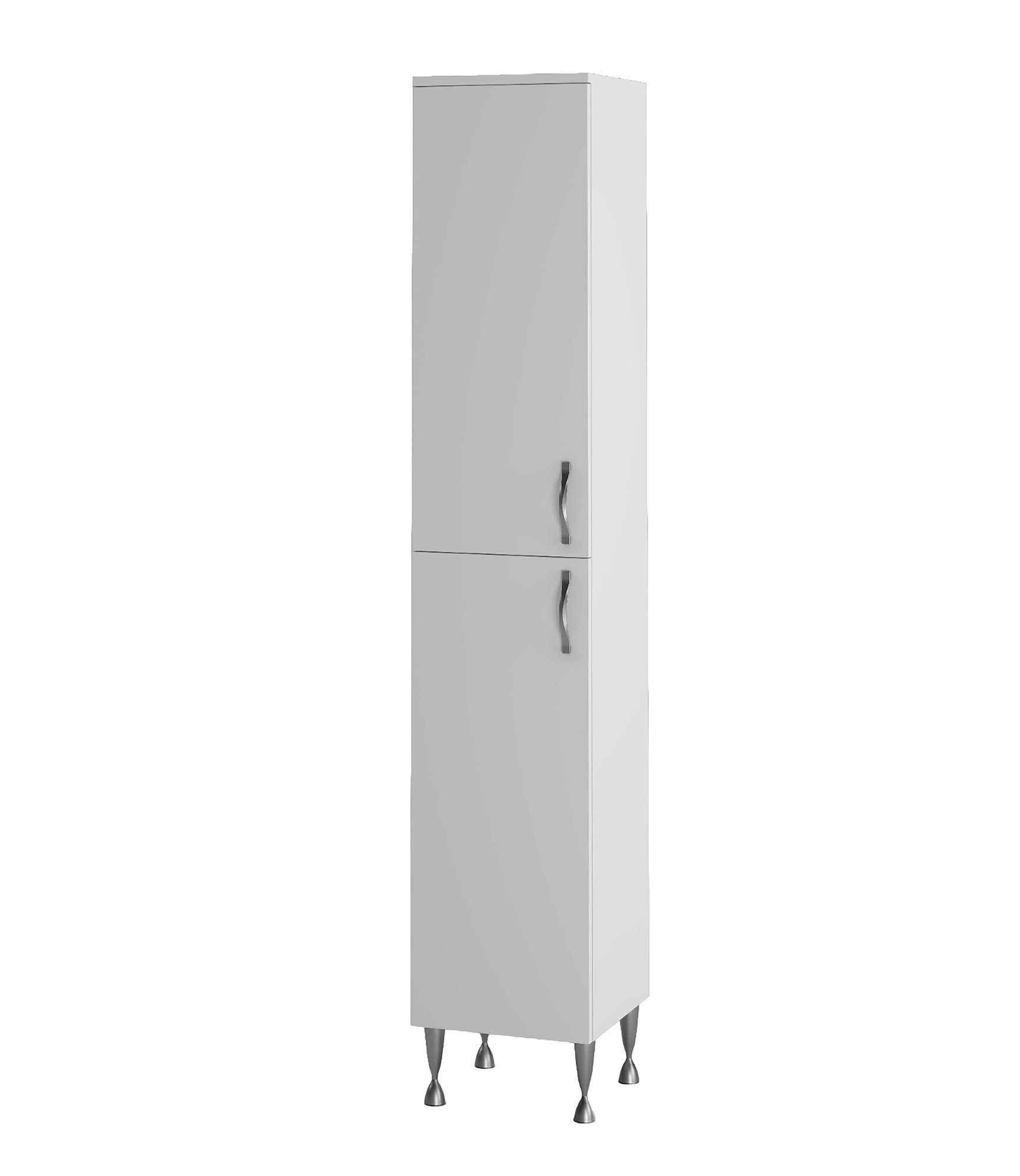 ALONI ALECO KOLOMKAST RECTHS - STAAND - 2 DEUREN - 35X190X35CM - WIT