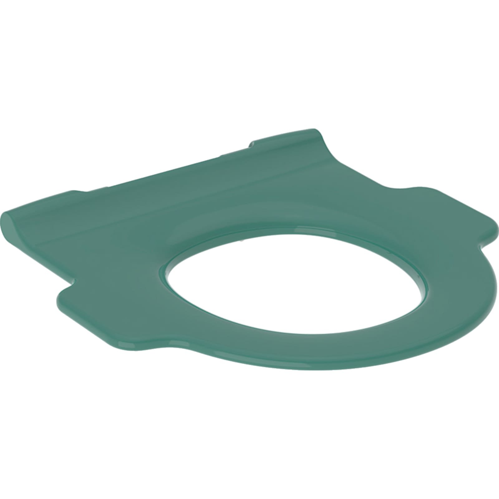 Geberit Bambini wc-zitring met steungrepen Top-fix Groen