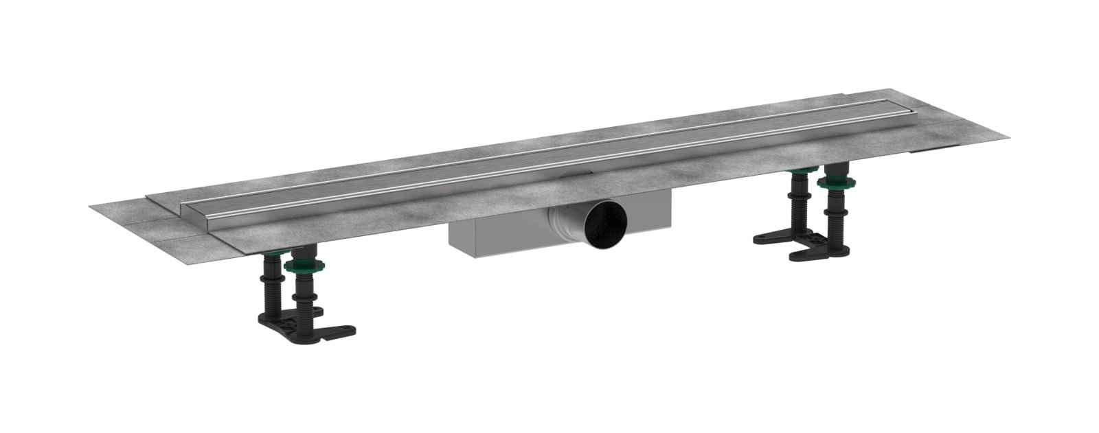 Hansgrohe RainDrain Compact compl.set douchegoot 800 standaard installatie Brushed Stainless Steel