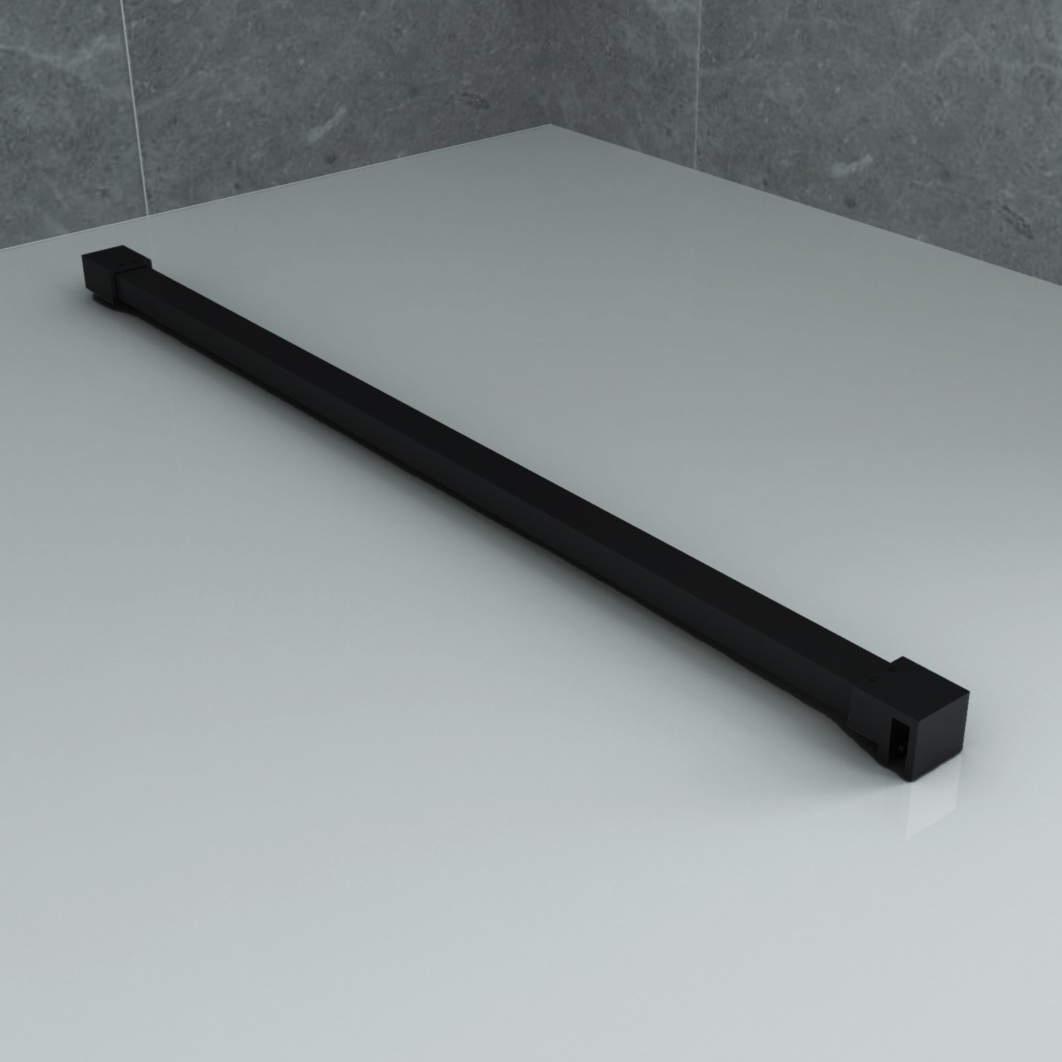 ALONI STABILISATIESTANG - INKORTBAAR - 120 CM - MAT ZWART