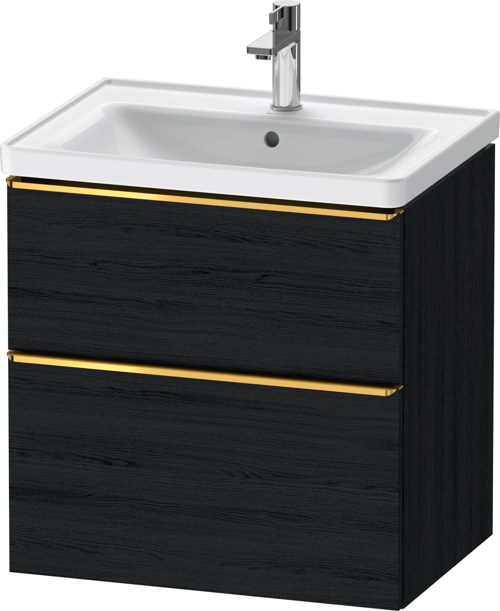 DURAVIT D-Neo Wastafelonderbouw hangend Eiken zwart Mat (1200896171)