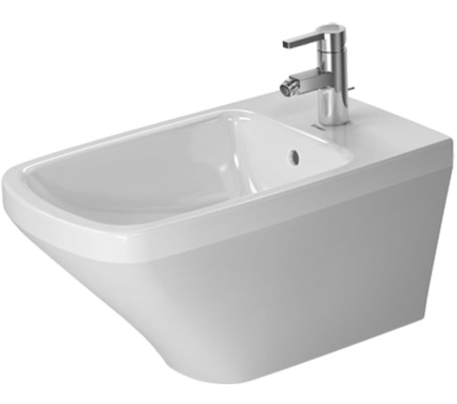 Duravit Durastyle bidet, wand, overloop, vuilafstotend, antibacterieel, met deksel, hxbxd 325x370x620mm, glans wit