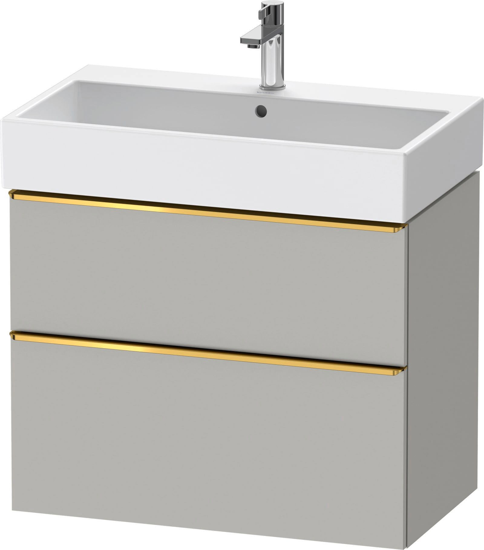 D-Neo Wastafelonderbouw hangend Betongrijs Mat (1200895712)