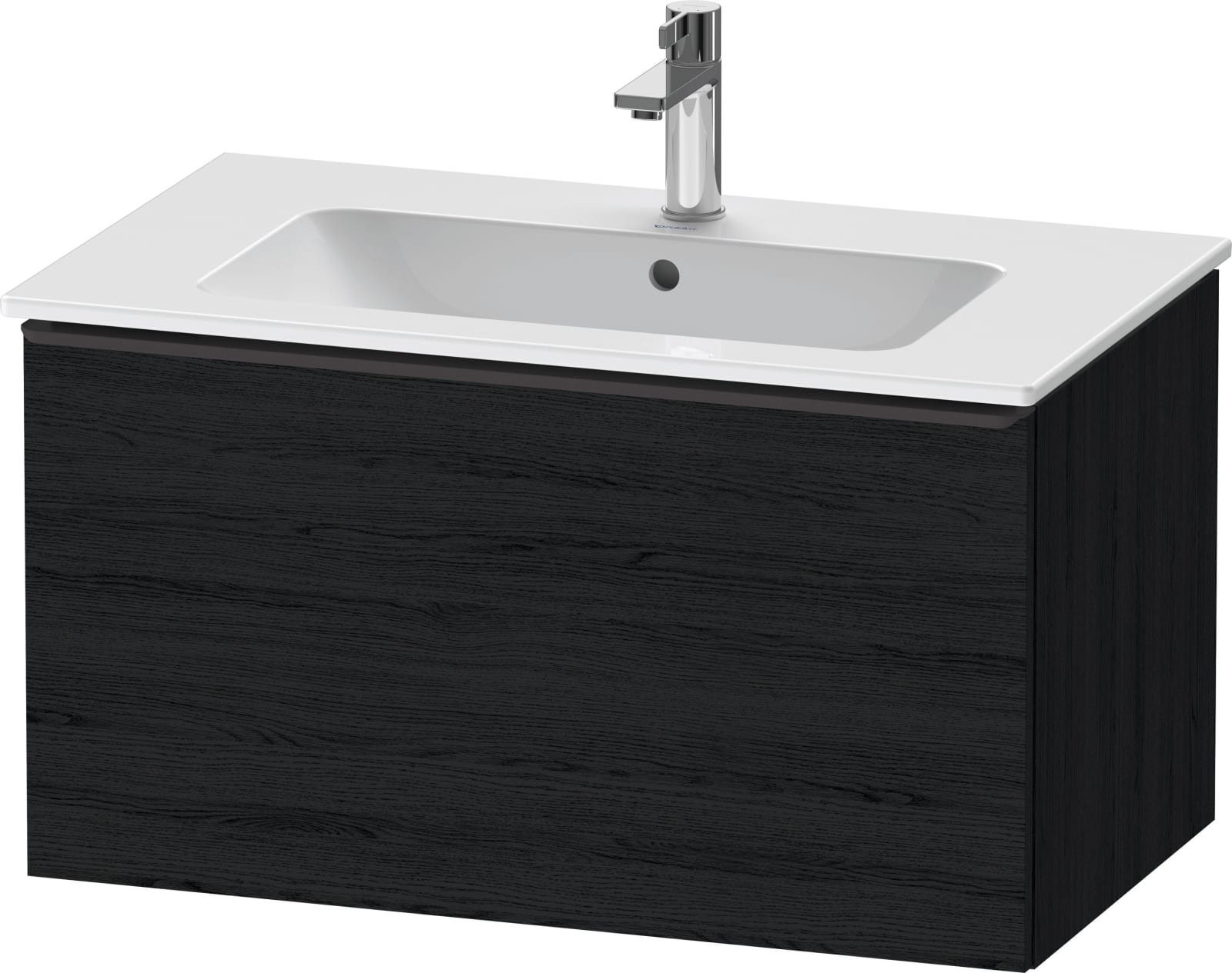 D-Neo Wastafelonderbouw hangend Eiken zwart Mat (1200894210)