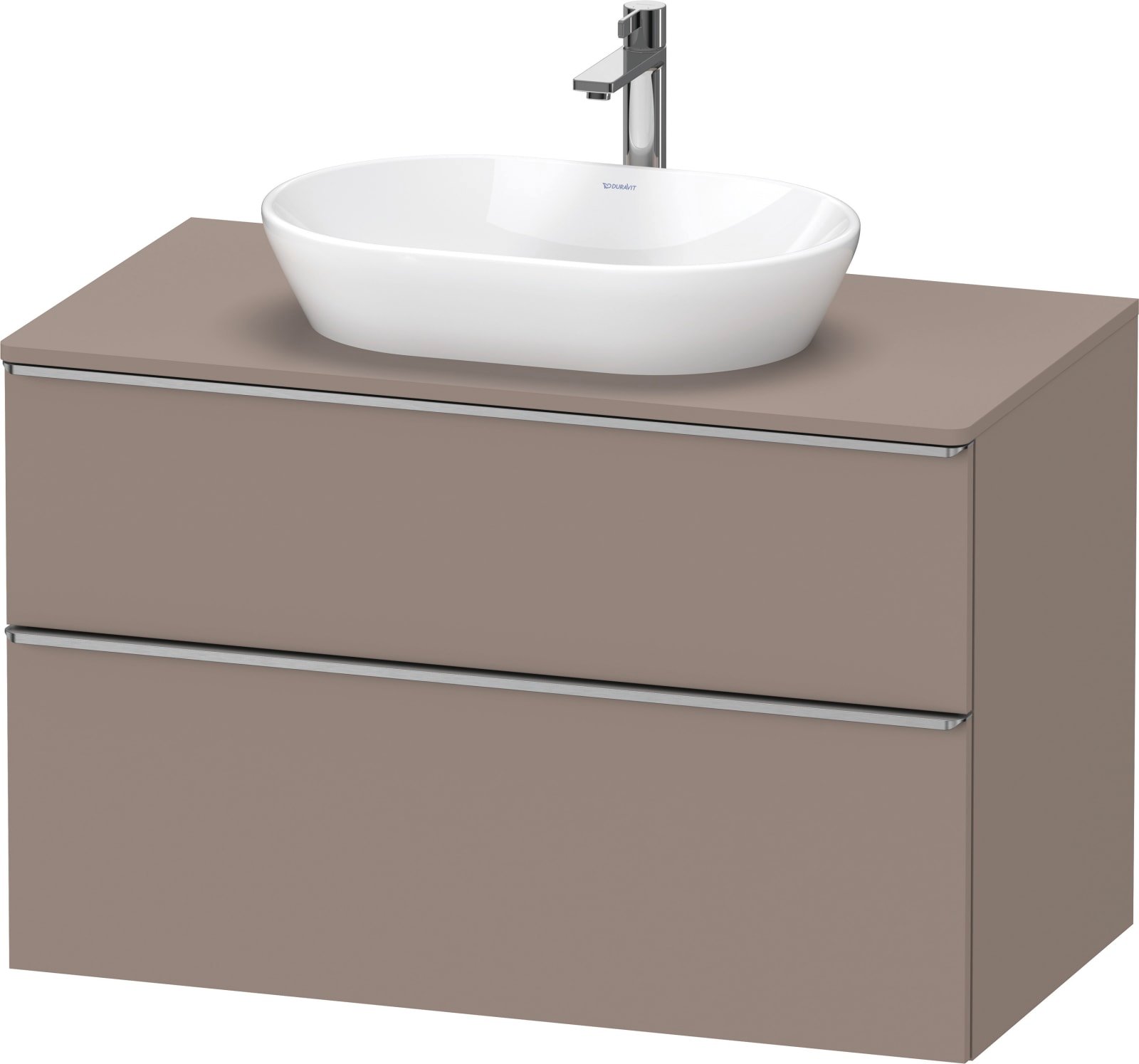 D-Neo Console wastafelonderbouw hangend Basalt Mat (1200895158)