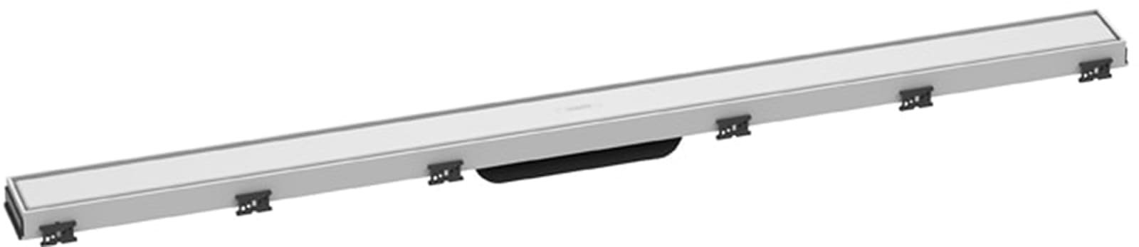 Hansgrohe RainDrain Match rechte douchegoot 1000 met in hoogte verstelbaar frame mat wit