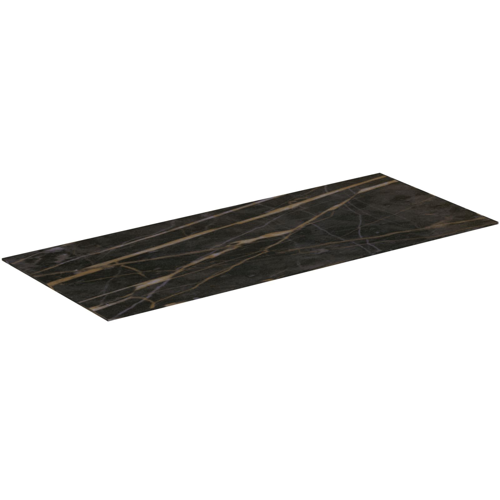 CONCA | AFDEKBLAD 1200X505X6 MM BLACK MARBLE