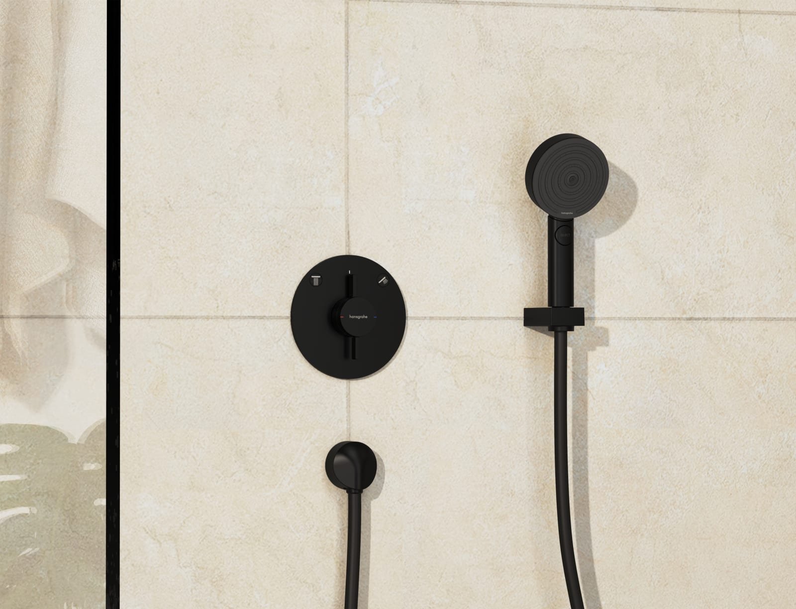 Hansgrohe DuoTurn S inbouw mengkraan 2 functies mat zwart