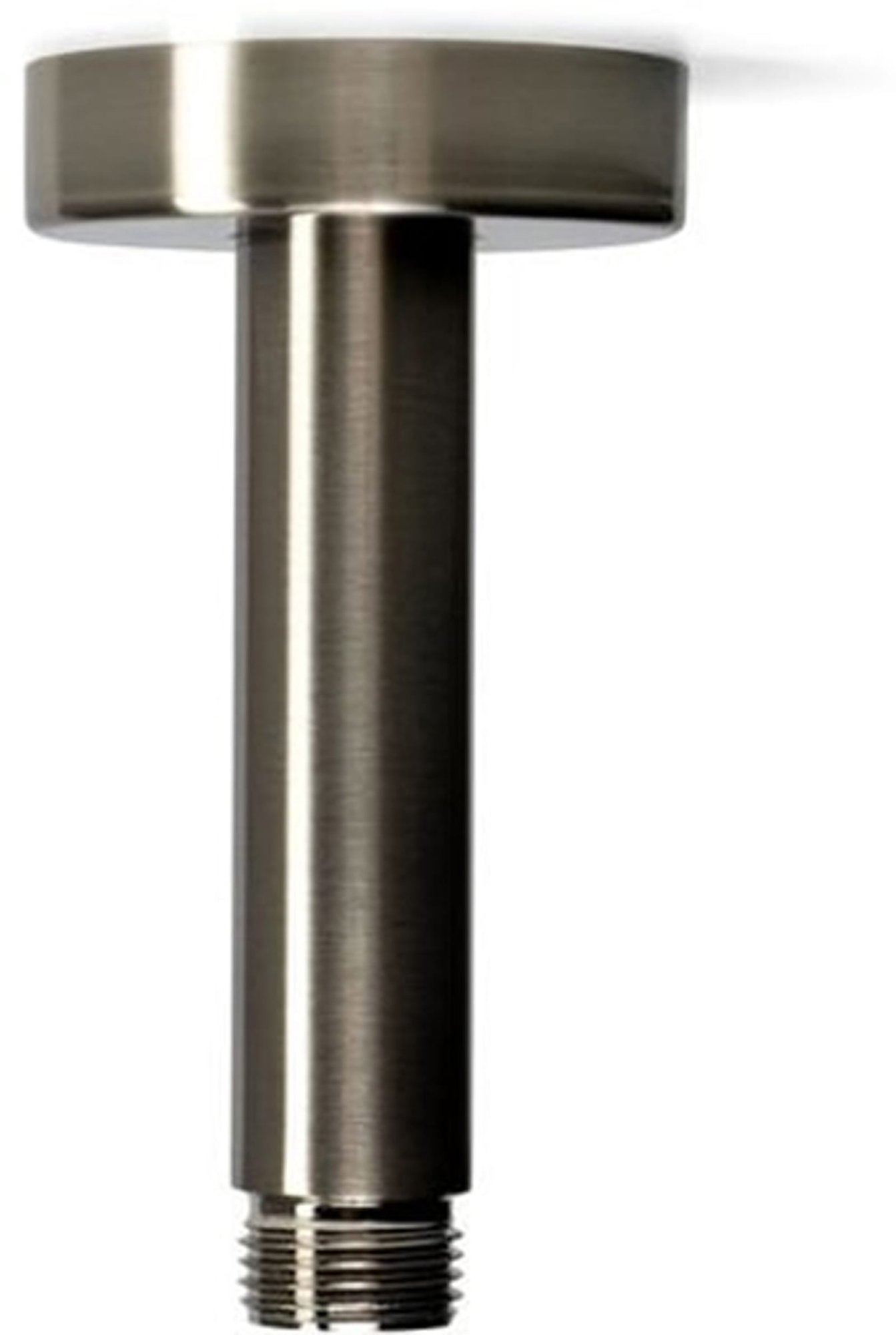 Blue Label Brondby plafondsteun 10cm 1/2", geborsteld nikkel