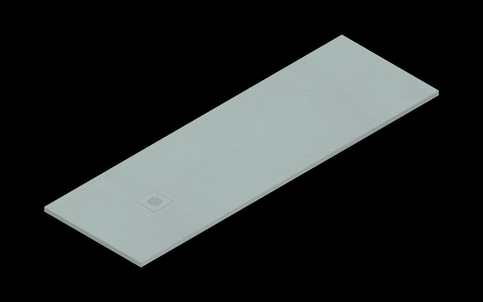 Catalano H3 Solid surface DOUCHEBAK 215X70 Satin Acqua