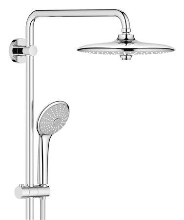 Grohe Euphoria systeem 260, Douchesysteem, wand, eengreeps, omstelinrichting, 260mm hoofddouche, 450mm arm, chroom thumbnail 2