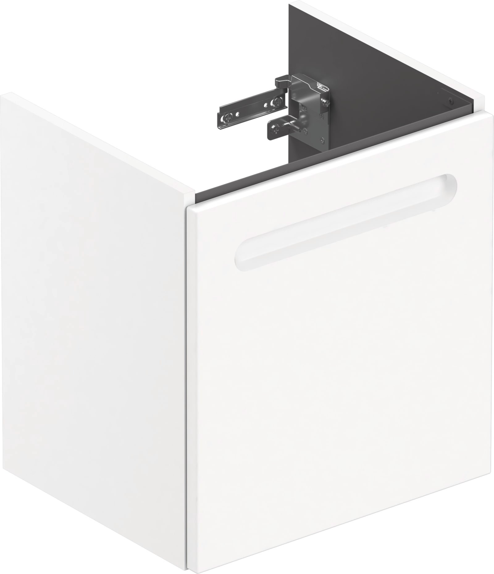 Duravit Duravit No.1 Wastafelonderbouw hangend, Wit Mat, rechthoekig, aantal deuren: 1 – N14267R18180000