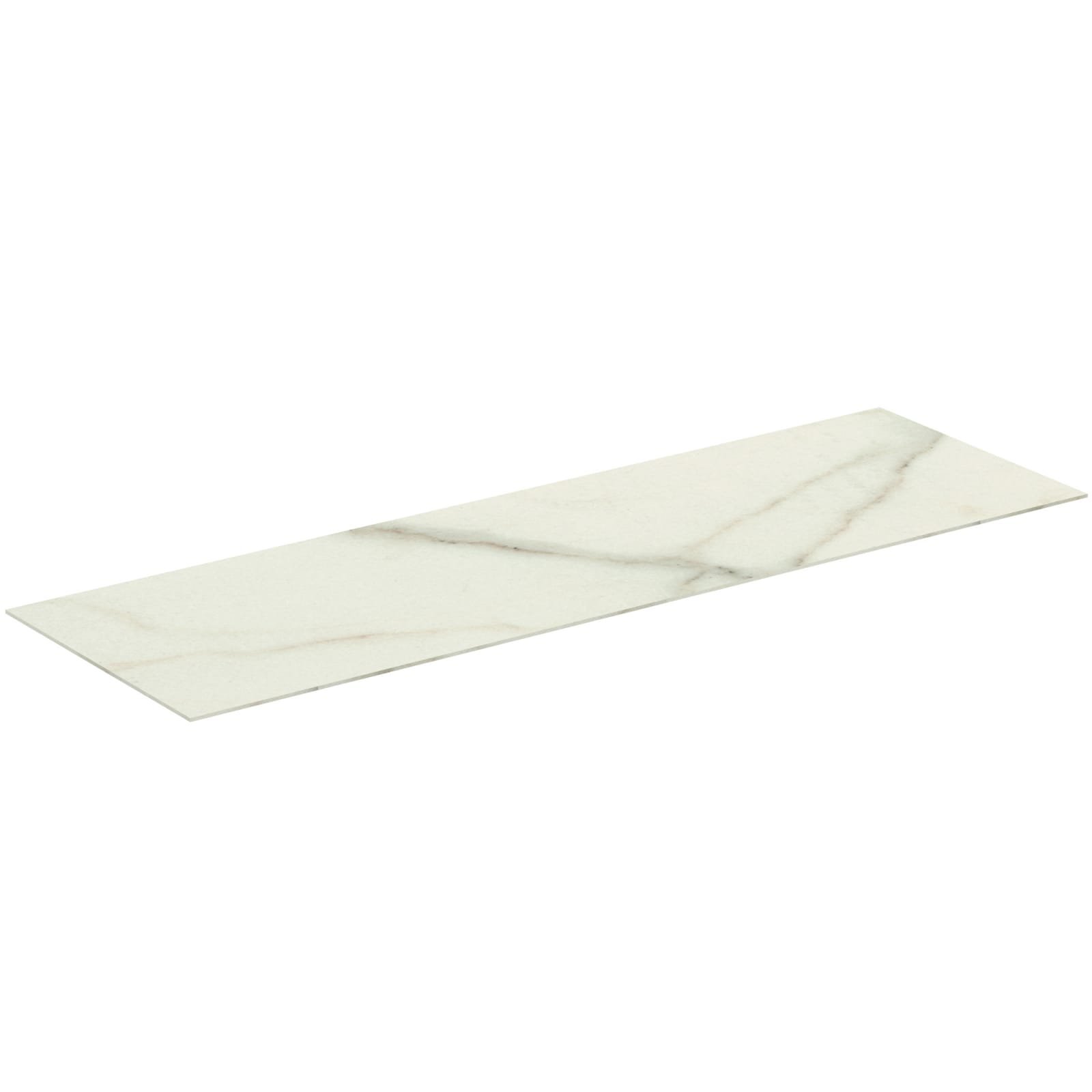 CONCA | AFDEKBLAD 1600X505X6 MM WHITE MARBLE