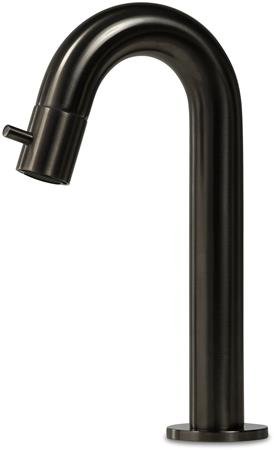 Blue Label Viby fonteinkraan laag model, gun metal