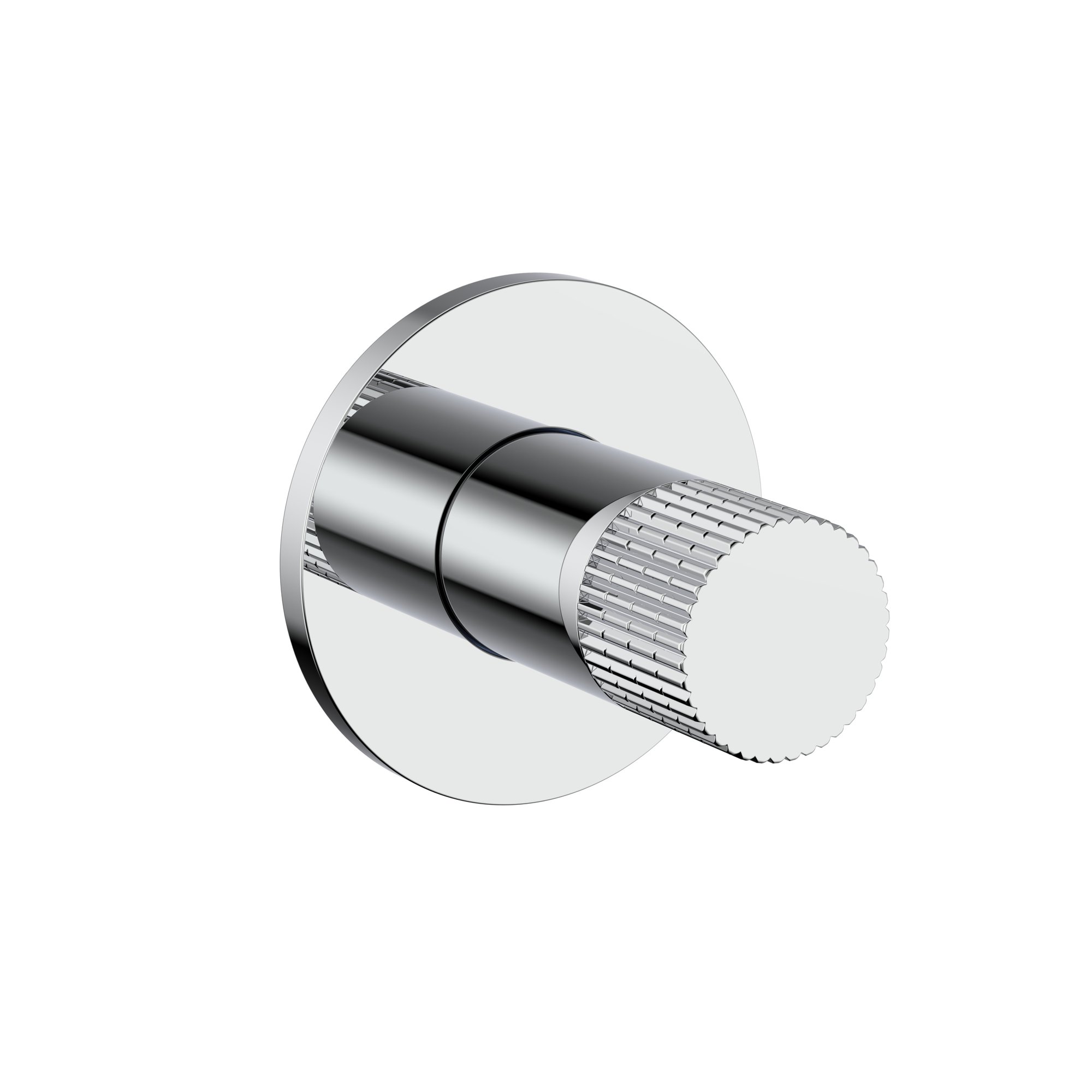 STRIA BIDETKRAAN - KOUD WATER - KNOP MET VERFIJNDE RIBBELSTRUCTUUR - CHROOM