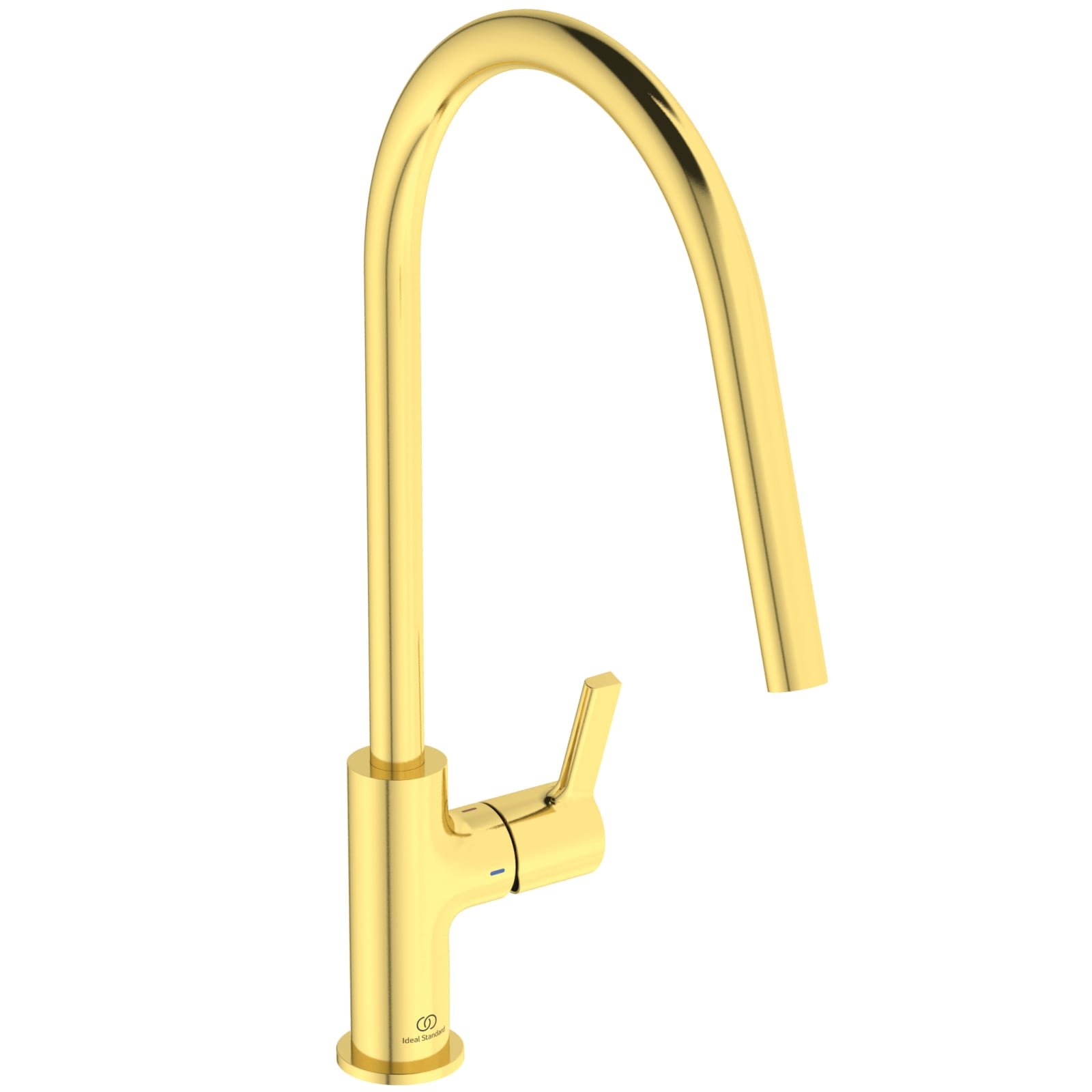 GUSTO | KEUKENMENGKRAAN 105X287X422 MM, BRUSHED GOLD, 9 L/MIN