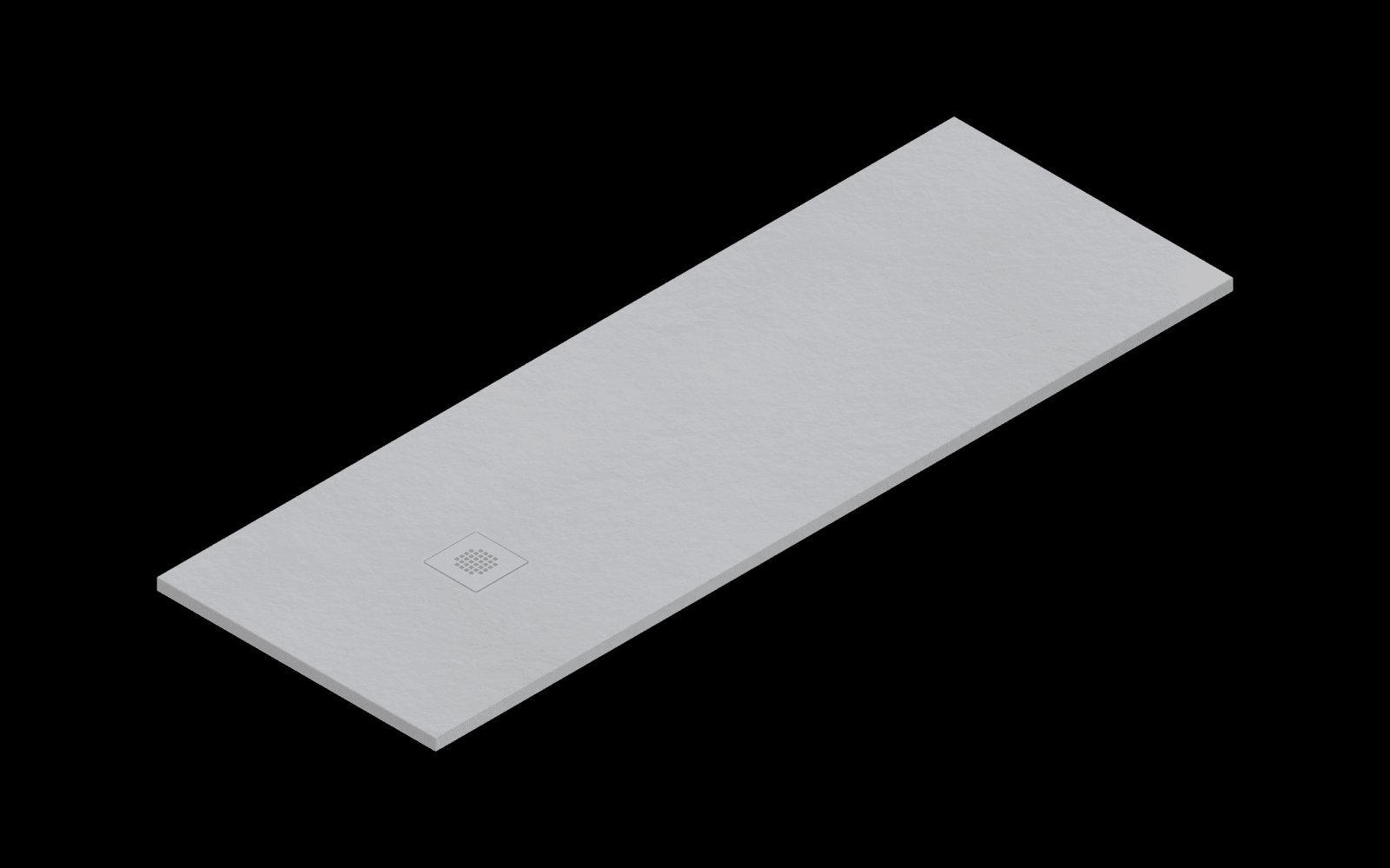 Catalano H3 Solid surface DOUCHEBAK 200X70 Satin Cemento