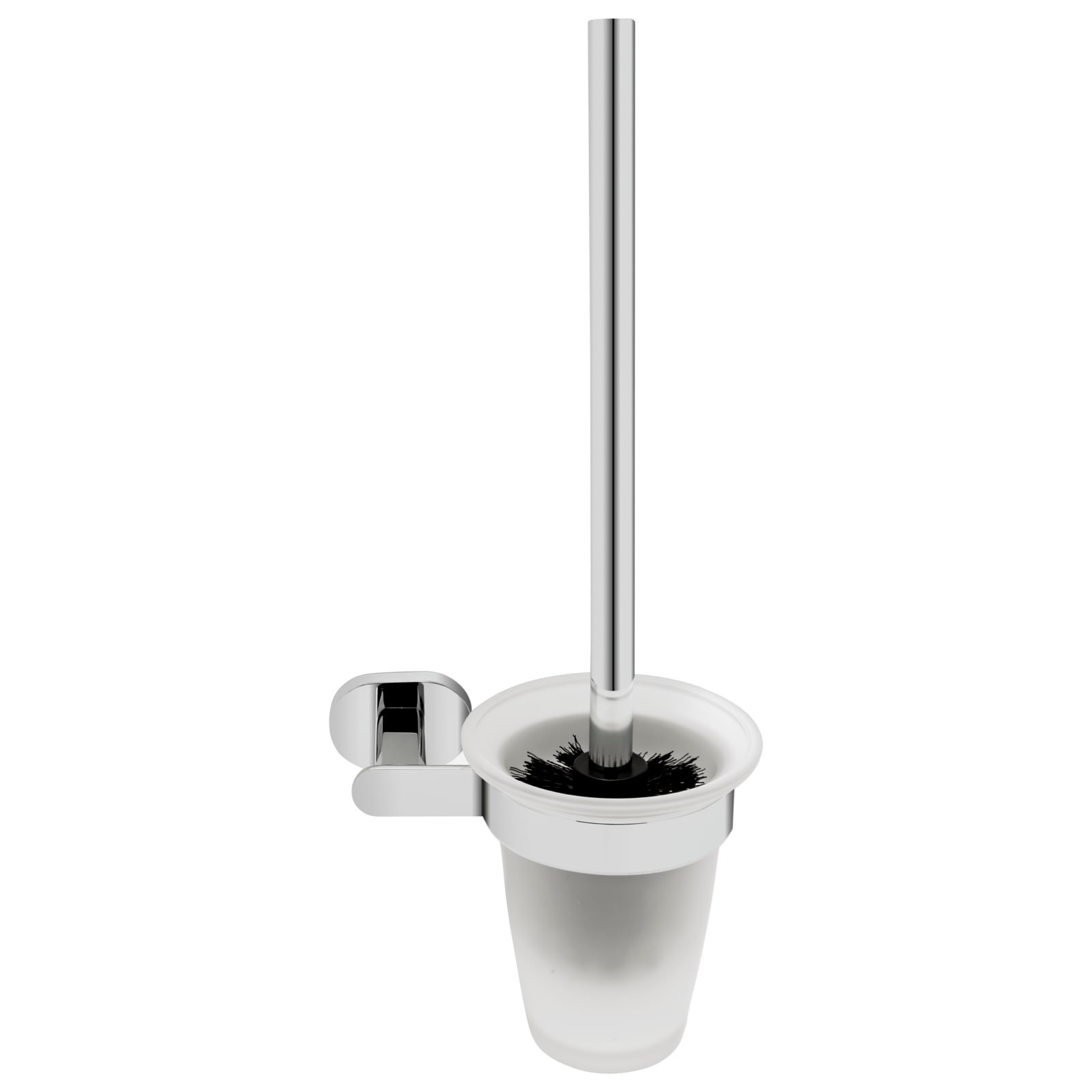 Haceka Gio toiletborstelset glas chroom