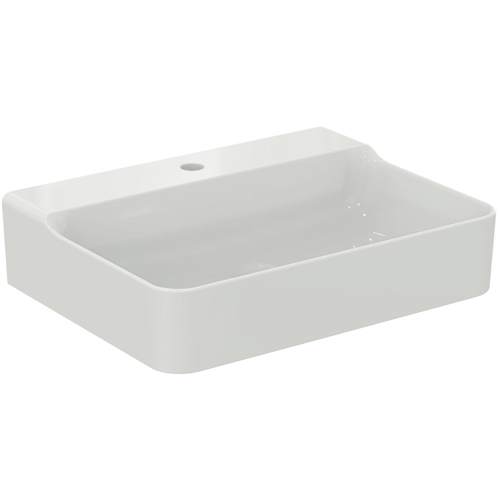 CONCA | WASTAFEL 600X450X145 MM GL WIT, 1 KG, ZONDER OVERL (GESL)&nbsp;|&nbsp;IP
