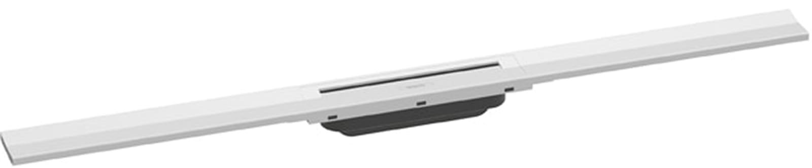 Hansgrohe RainDrain Flex rechte douchegoot 900 inkortbaar mat wit