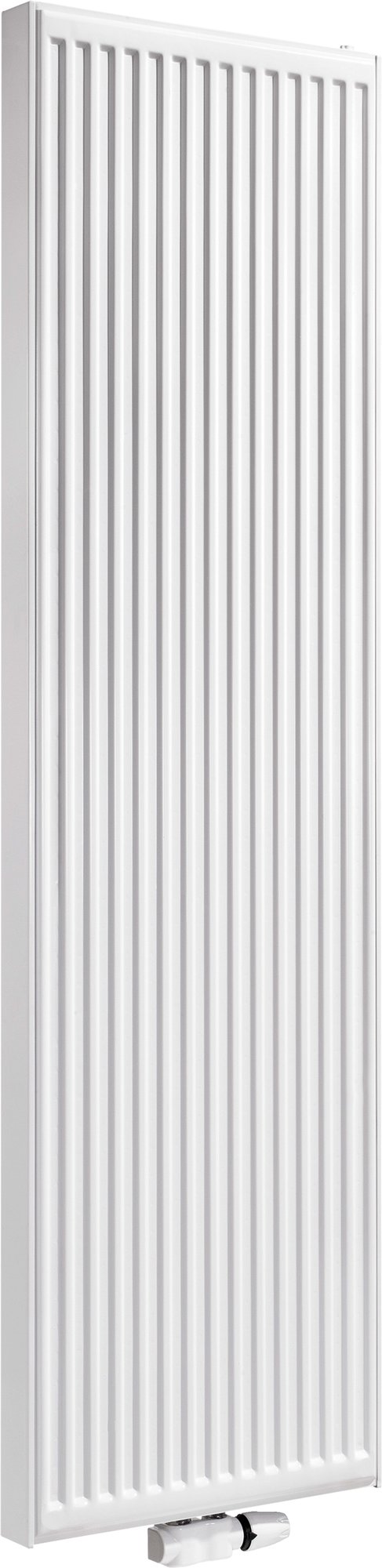 Henrad Alto CT paneelradiator 1029W, 4 aansluitingen, hxdxl 2000x10x500mm, glans wit RAL9016