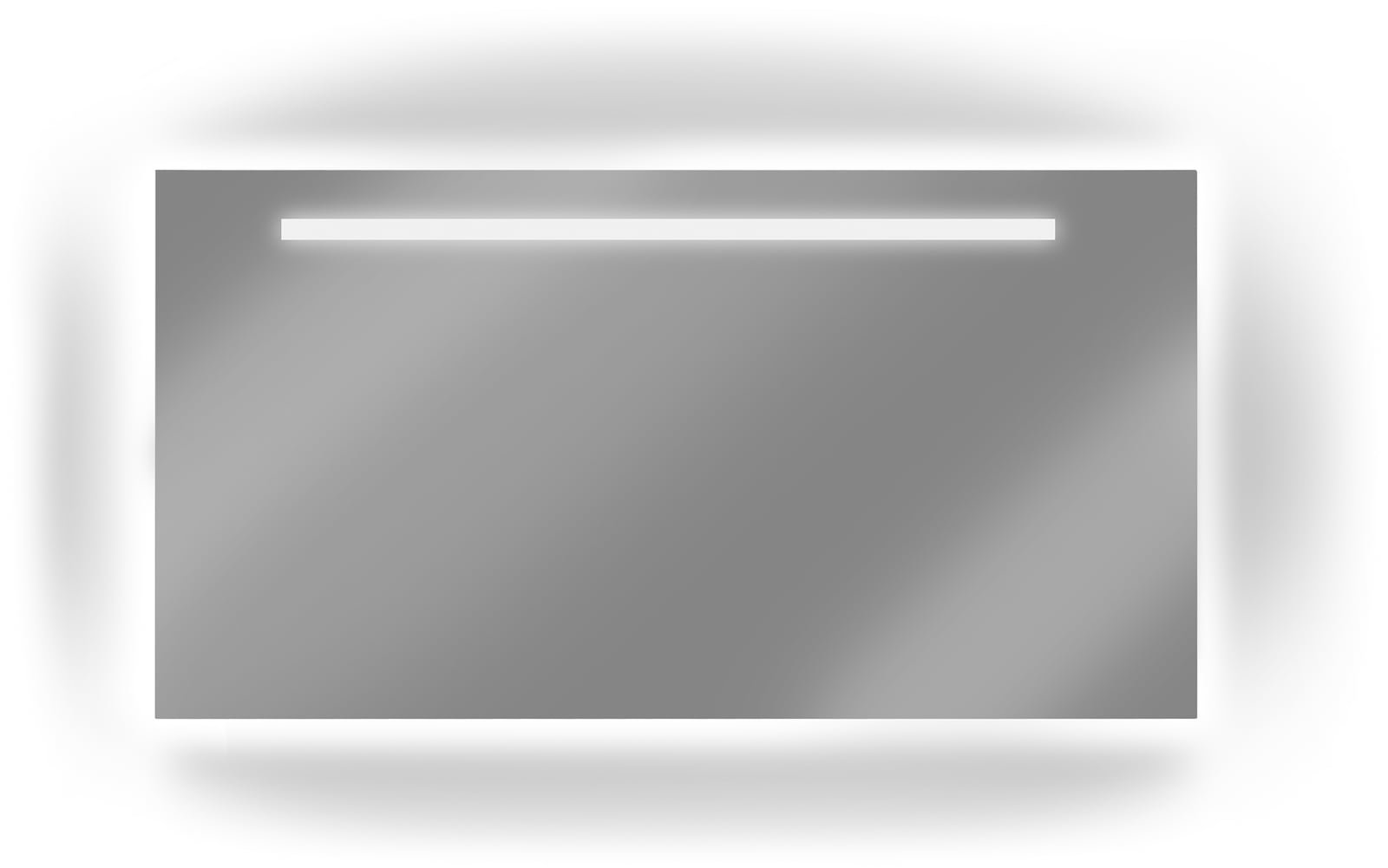 LoooX X-Line Spiegel verlichting en verwarming, directe en indirechte (LED) verlichting rondom 1600x700mm