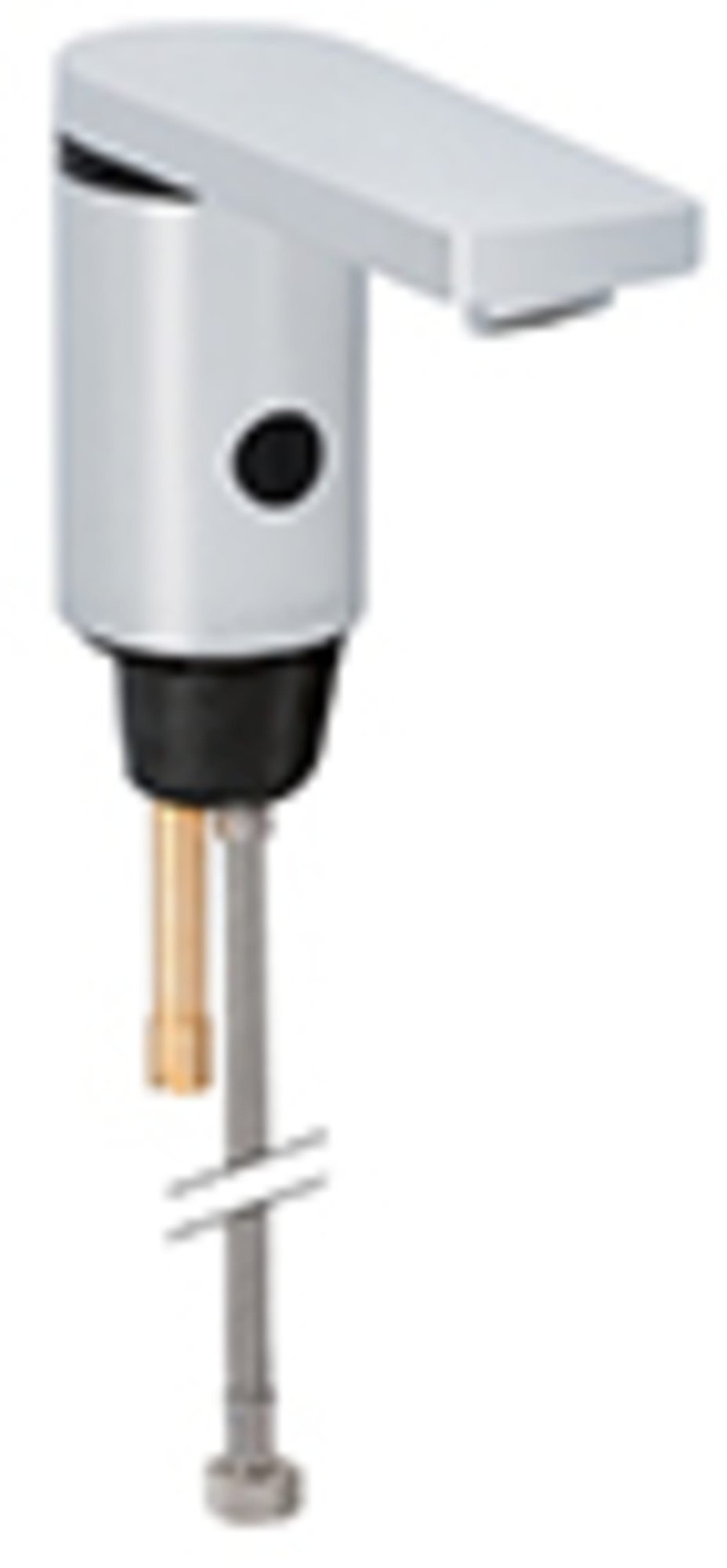 Geberit elektronische kraan, infrarood, zelfsluitend, 3/8", batterij, messing, voorspong 130mm, chroom-look