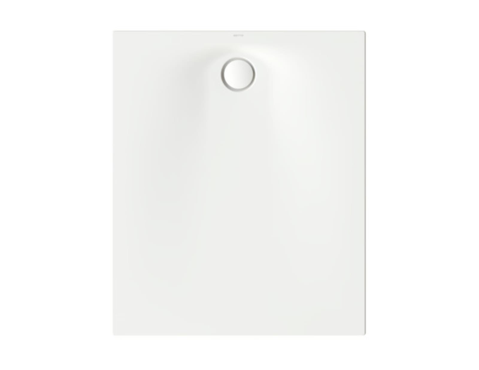 BetteUltra Space met Minimum-Douchebakdrager 1200x1000x25 mm, Snow,...