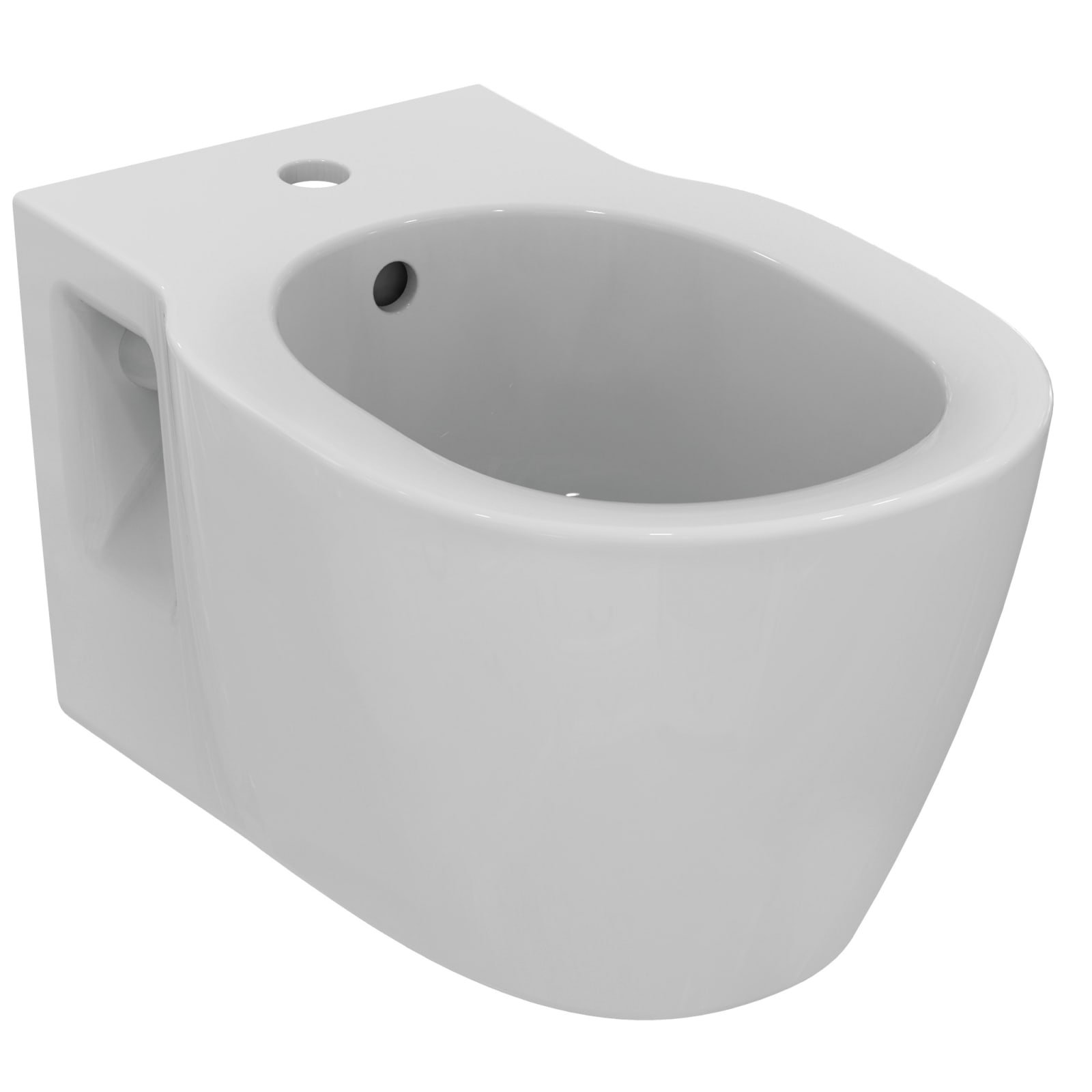 CONNECT | WANDBIDET 360X540X305 MM GLANZEND WIT, MET 1 KRAANG, MET OL
