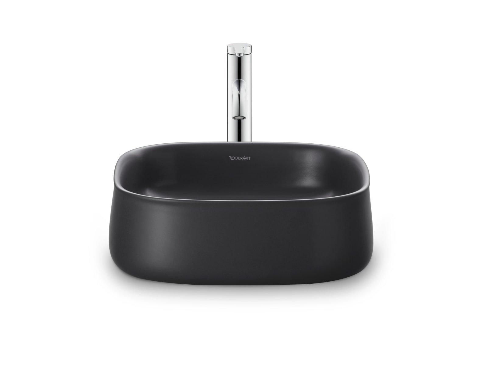 Duravit Zencha Opzetwastafel 420 mm Antraciet Mat, aantal kraangaten per wasplaats: 0, geslepen – 2373421379
