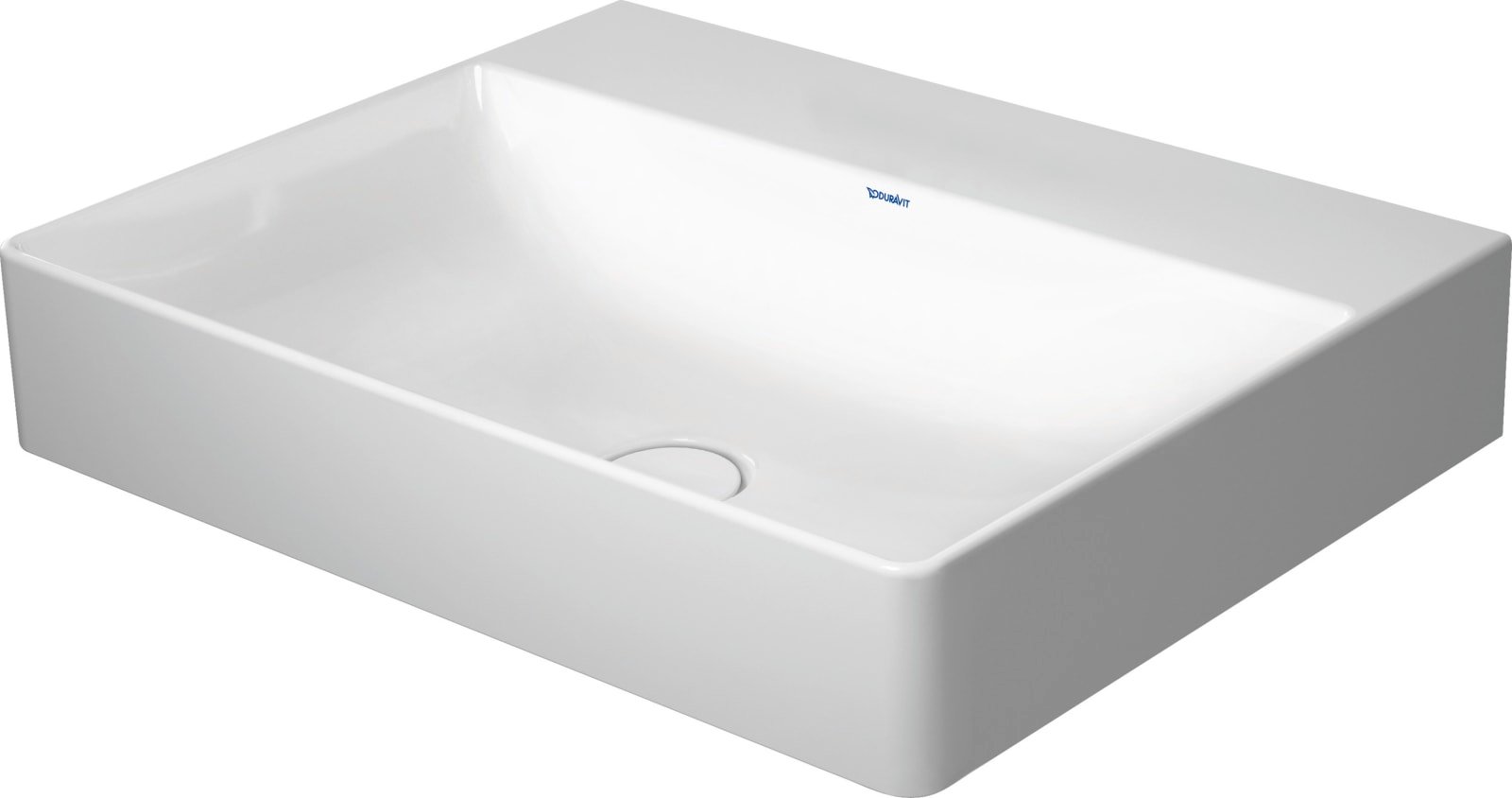 DuraSquare Wastafel Wit Hoogglans 600 mm