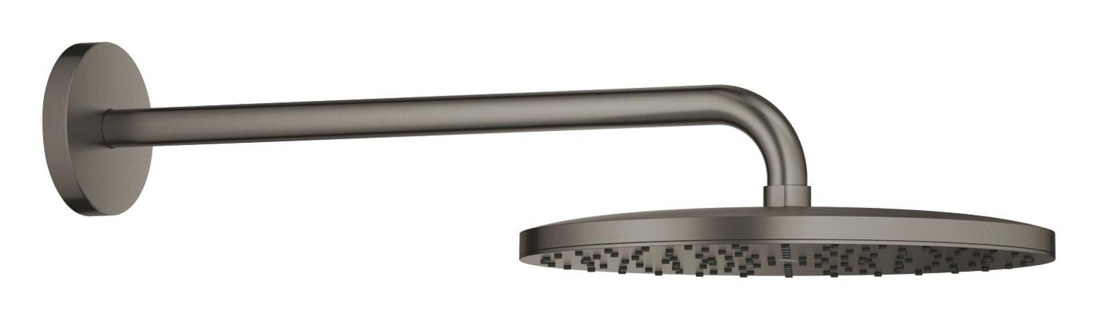 Grohe Euphoria 280 Wand Hoofddoucheset 422mm 8.0 L/min Bij 3 Bar Hard Graphite Geborsteld