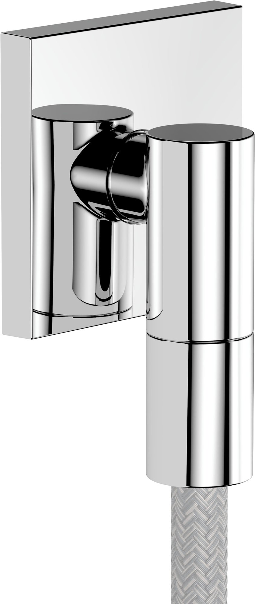 AX FixFit Fine muuraanslb. square G1/2" chr