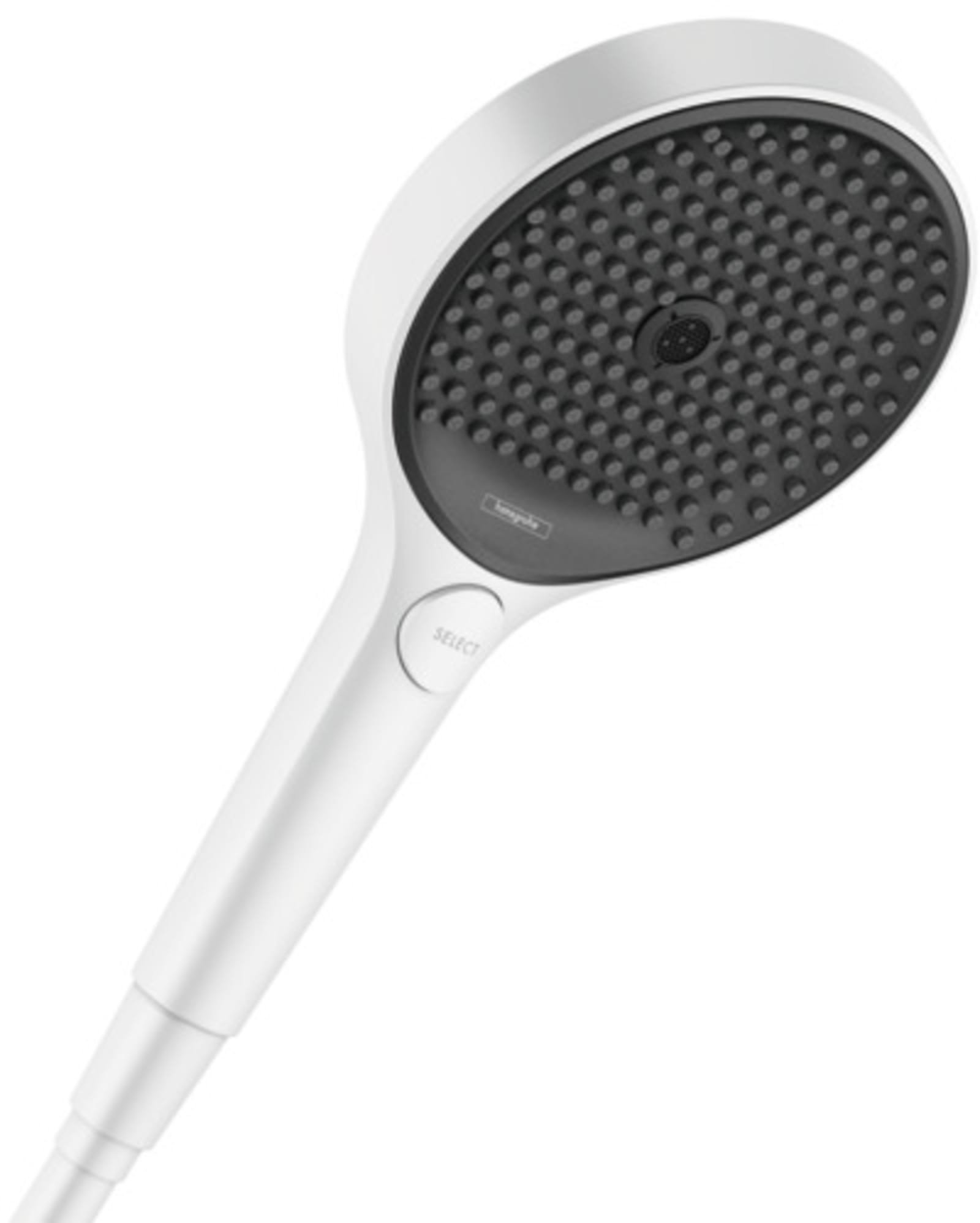 Hansgrohe, Handdouche, RainFinity 130, 3jet, mat wit