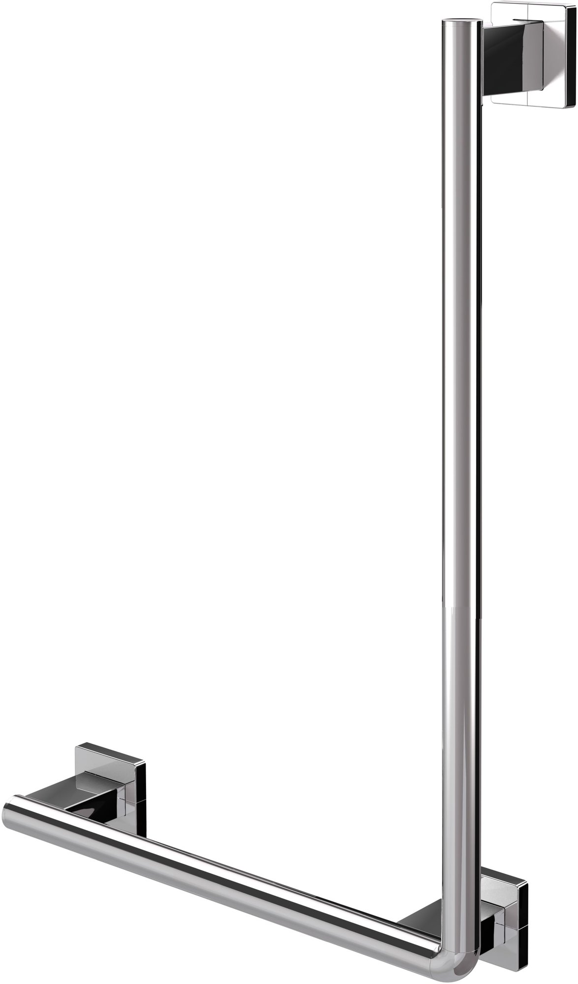 Emco System 2 gebogen handgreep, links (dikte 25mm), chroom