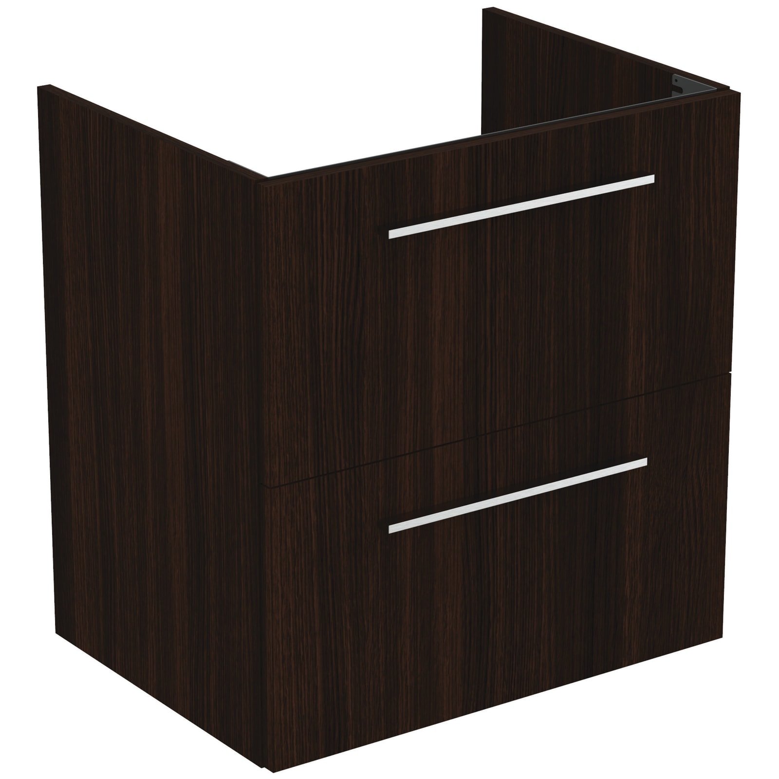 I.LIFE A | WASTAFELMEUBEL 600X440X630 MM COFFEE DONKER EIKEN, 2 LADEN
