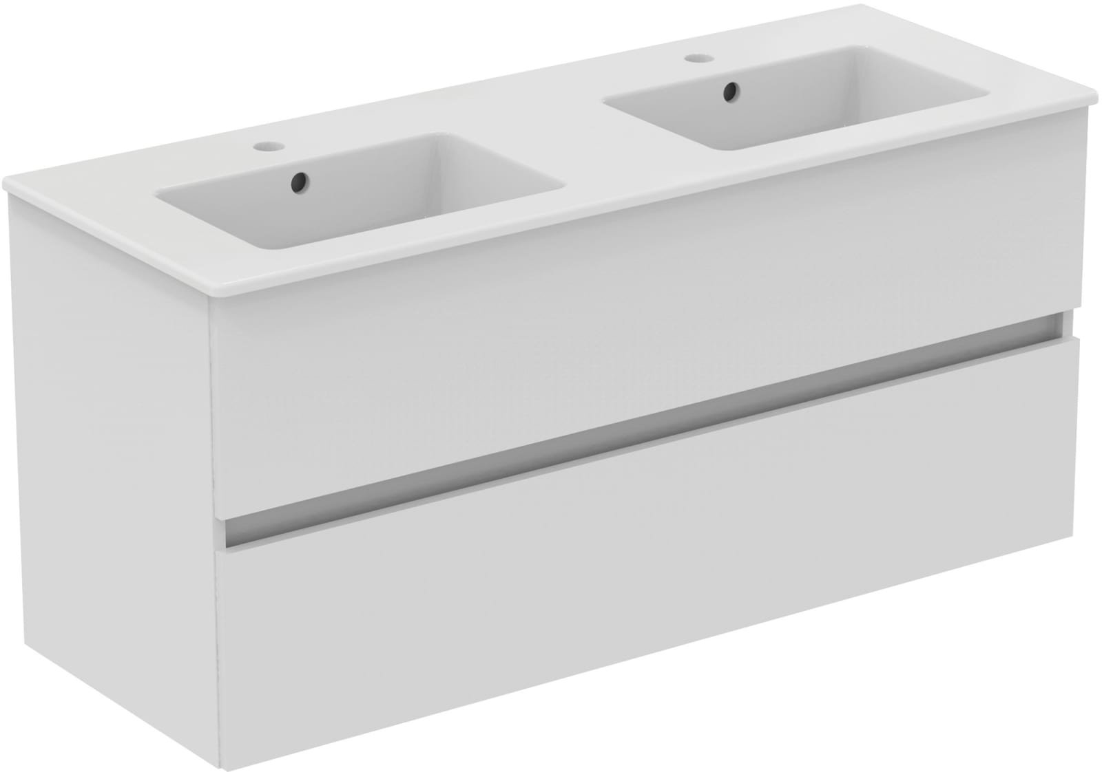 TIEMPO | DUBBEL MEUBEL PACK 1215X455X565 MM WIT, 2 LADEN