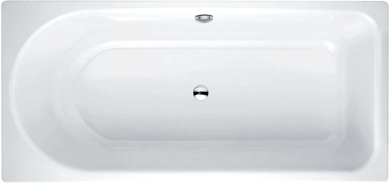 Bette BetteOcean, ligbad inbouw, rechthoekig, voeteind rechts, overloop achter, rechts, 1700x700x450mm lxbxh, zonder poten, wit