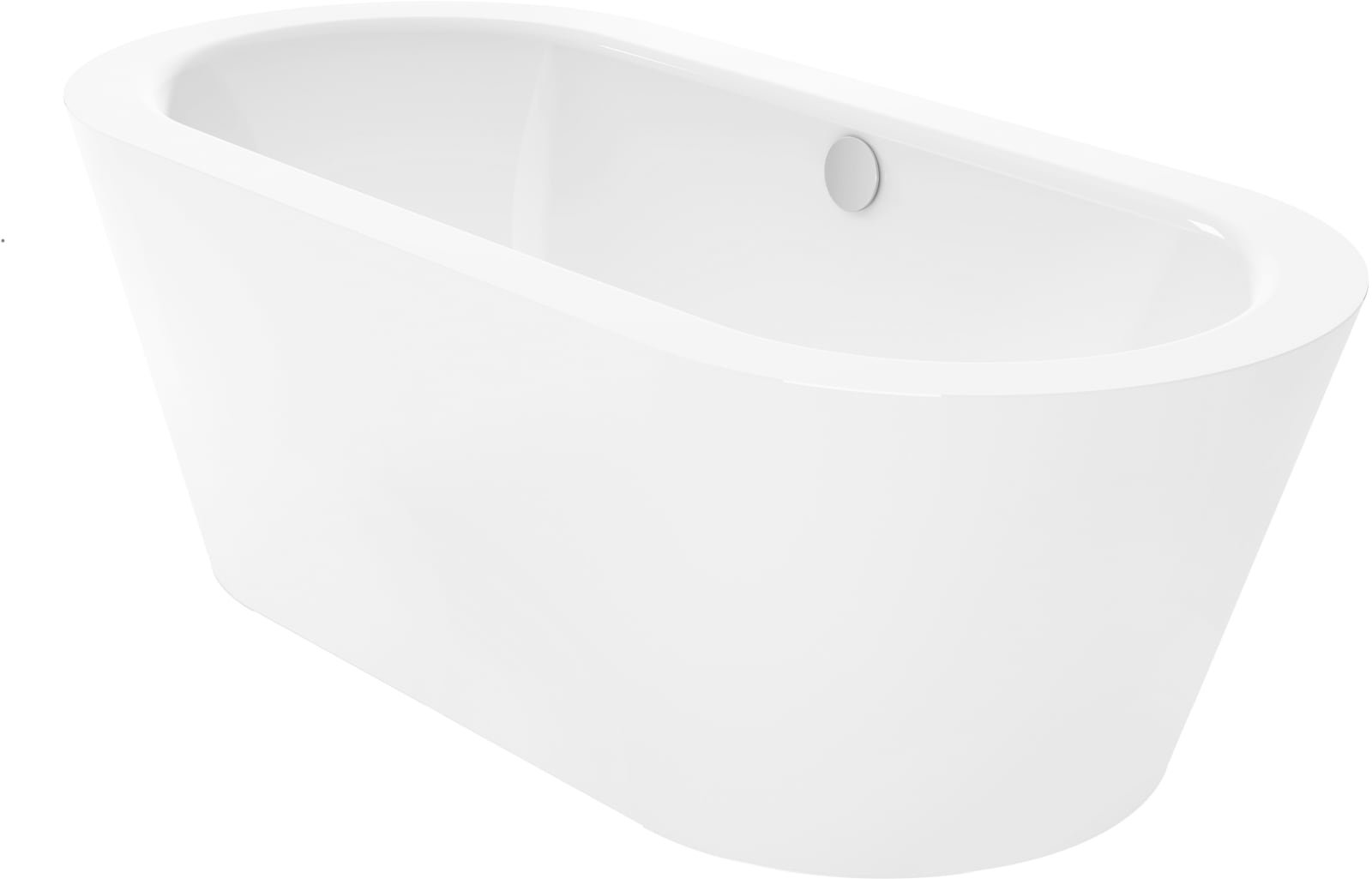 Bette BetteStarlet Oval Silhouette, Ligbad, ovaal, vrijstaand, 1850 x 850 x 420mm (LxBxH), wit