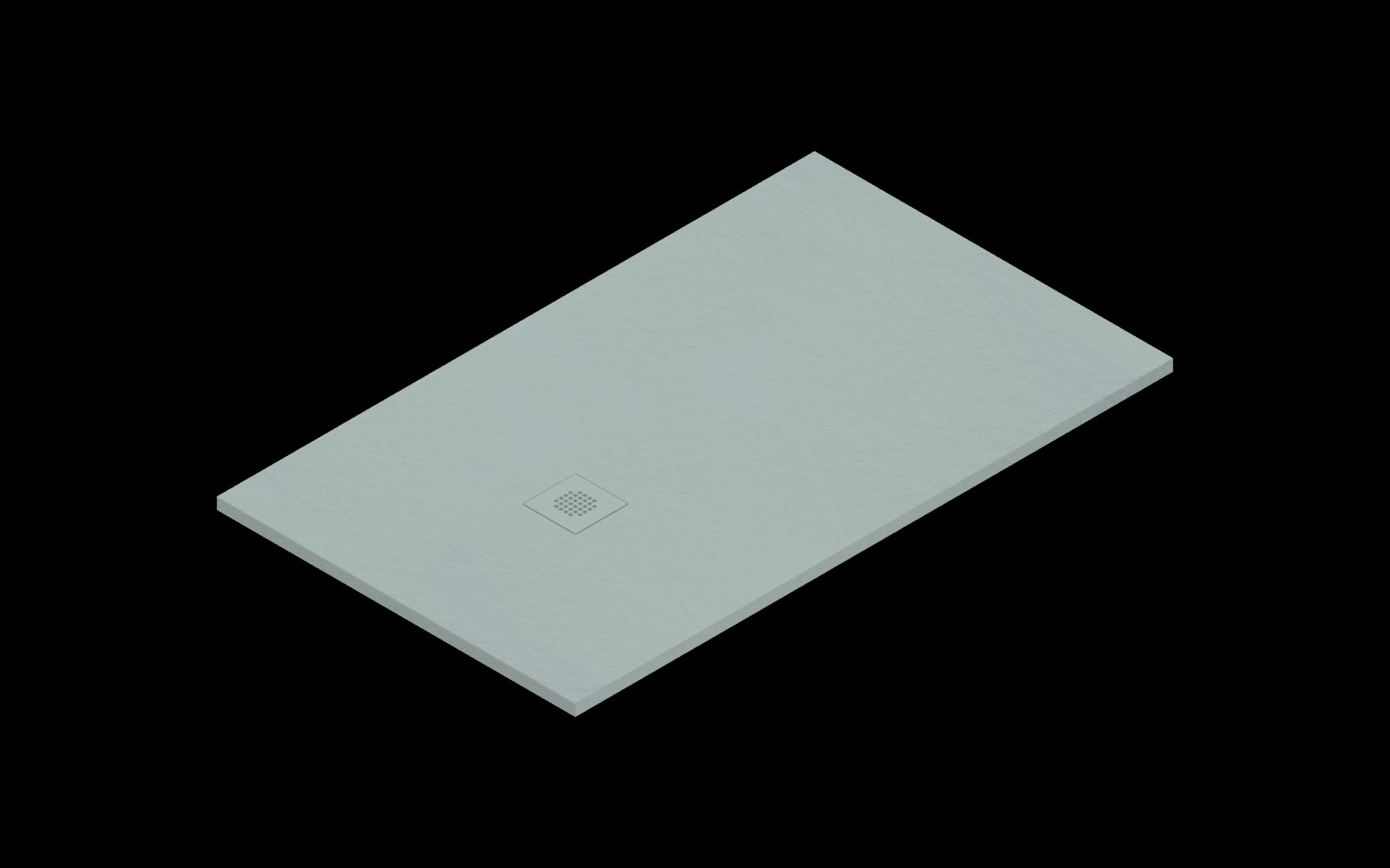 Catalano H3 Solid surface DOUCHEBAK 150X90 Satin Acqua