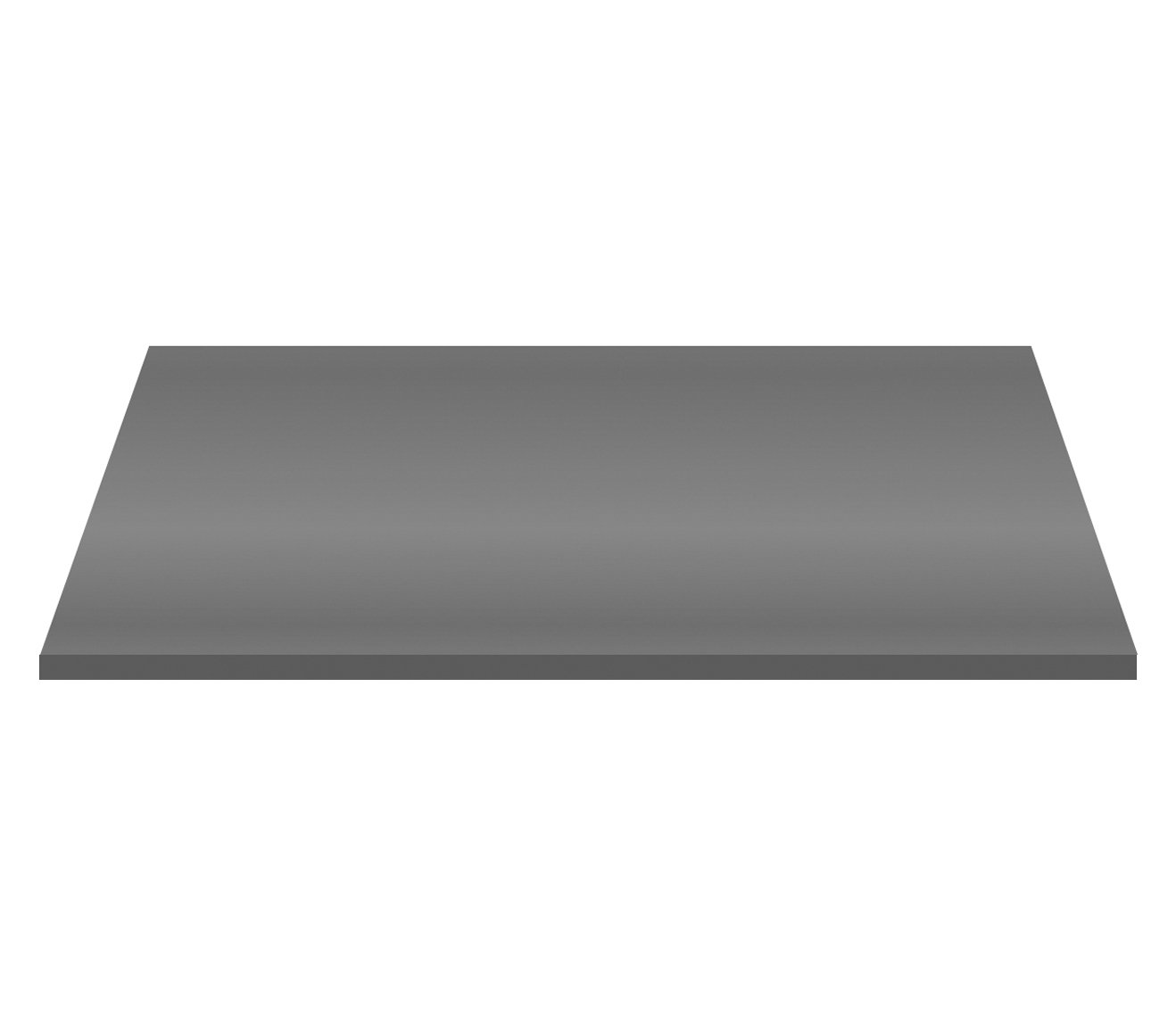 ALONI WASTAFELTABLET MDF (96.4X45.5X2.6 CM) - GLANZEND GRIJS