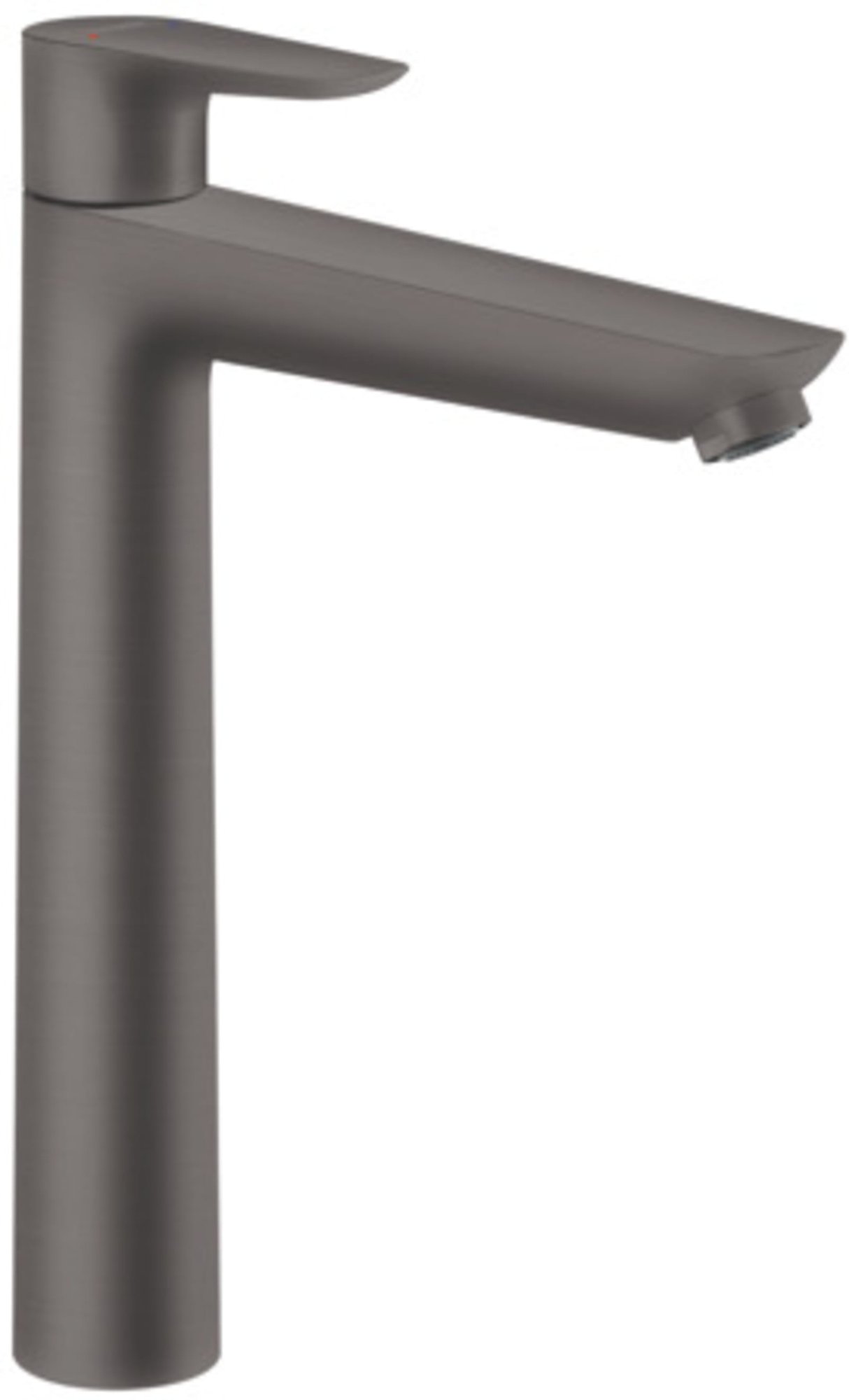 Hansgrohe, Wastafelmengkraan 240, Talis E, 1-greeps, geborsteld zwart chroom