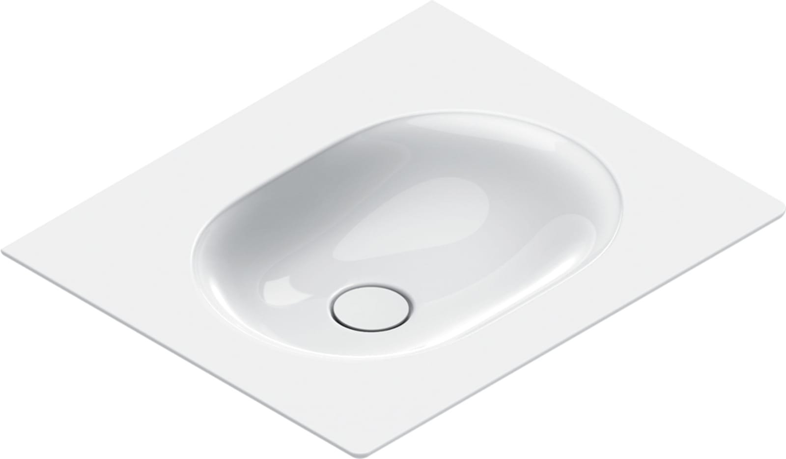 Catalano Sfera WASTAFEL 60X50 1 GAT, WIT