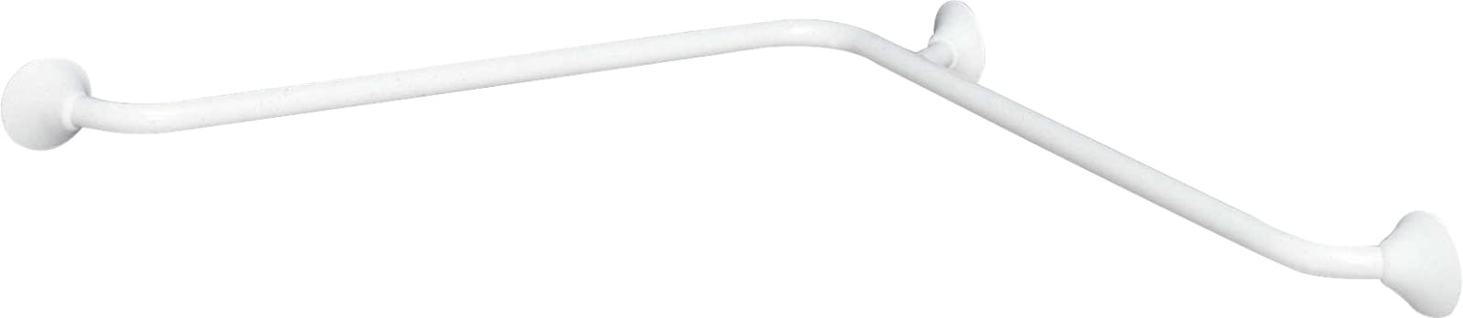 Linido horizontale hoekwandbeugel rvs gecoat, wit