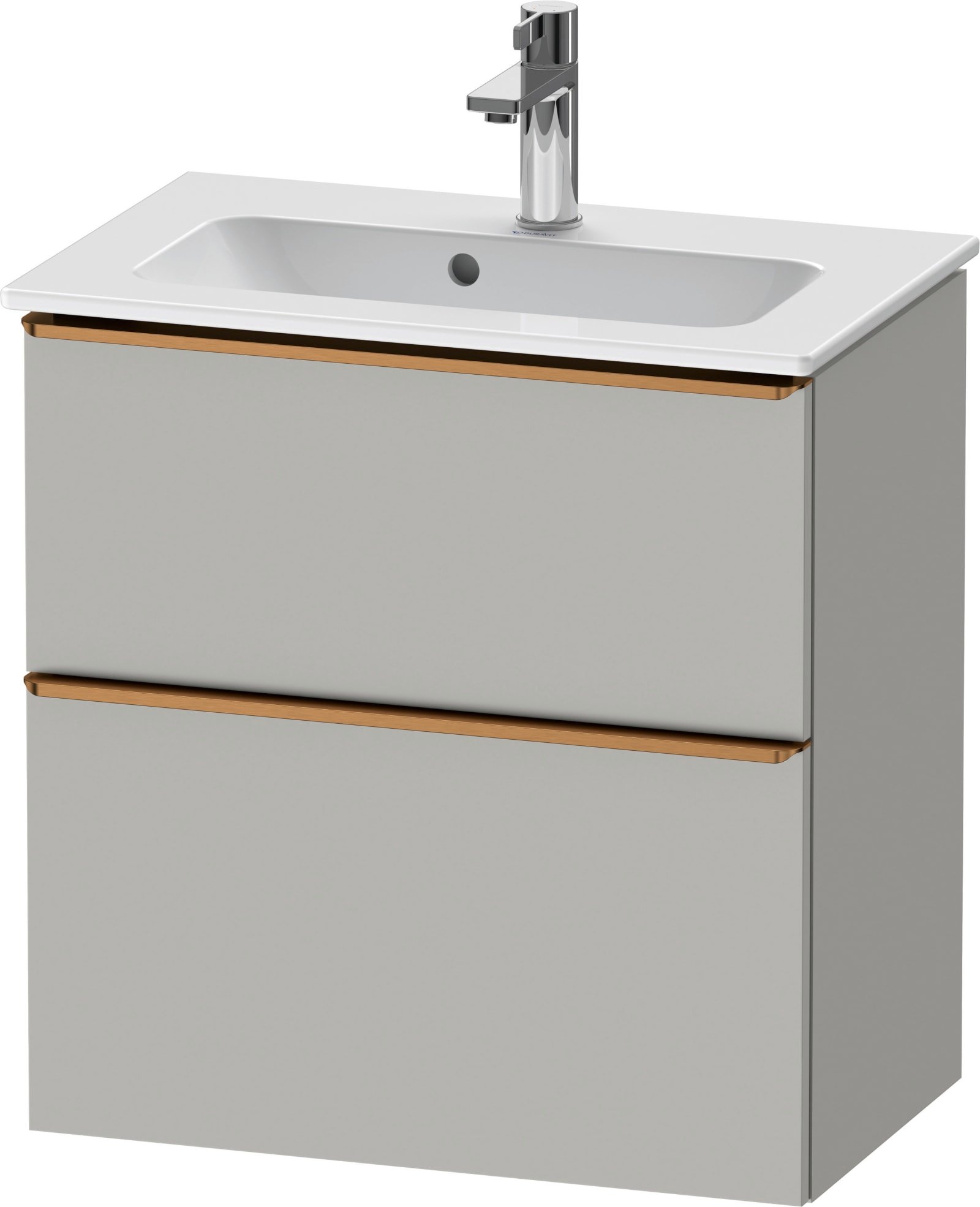 D-Neo Wastafelonderbouw hangend Betongrijs Mat (1200894542)