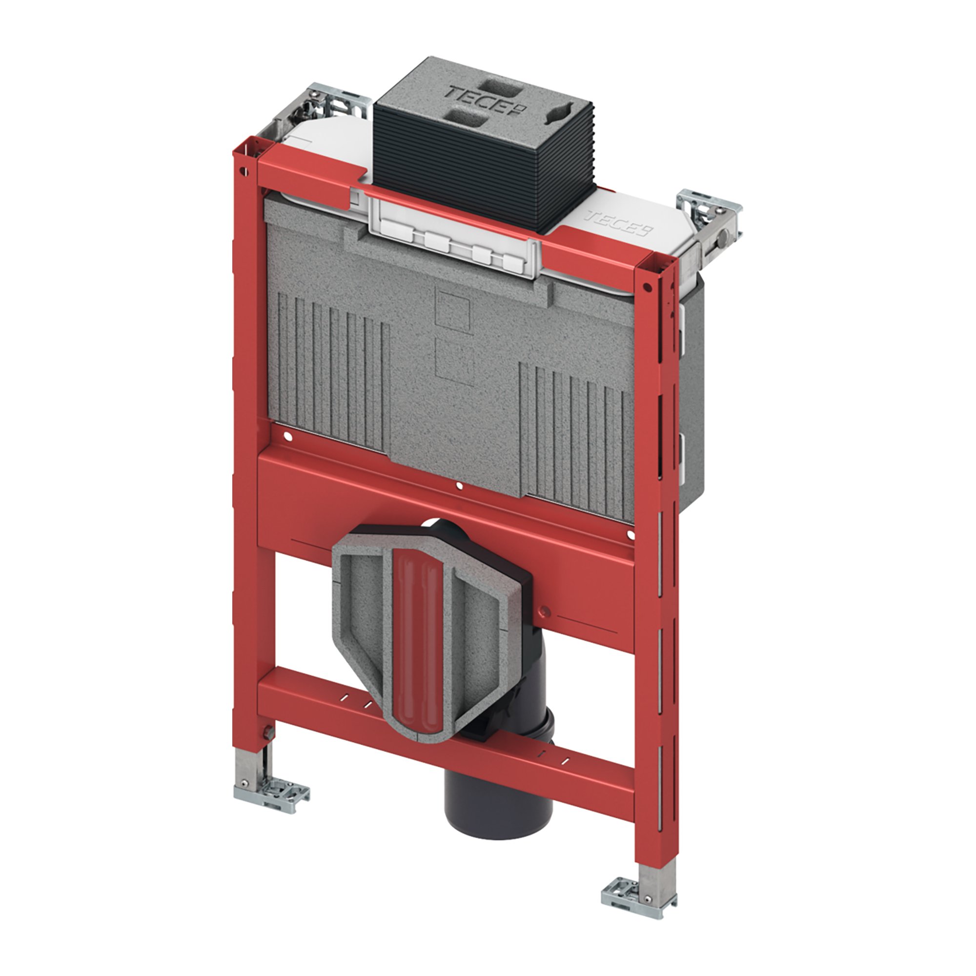 TECEPROFIL WC-INBOUWFRAME MET UNI 750-SPOELKAST - BOUWHOOGTE 750 MM